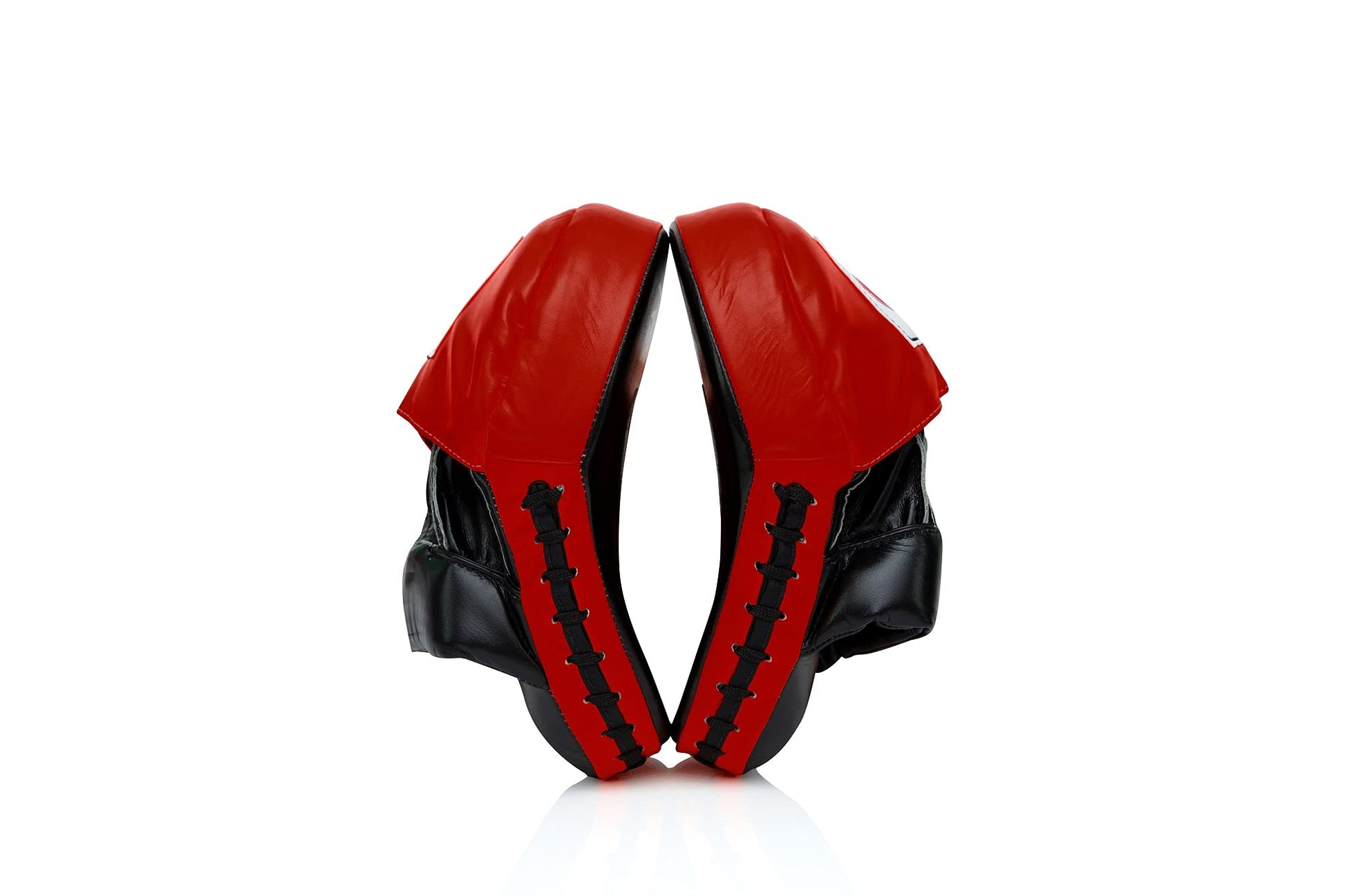 Fairtex FMV9 Contoured Focus Mitts |Striking Accuracy & Protection for Boxing, Muay Thai, Kickboxing |Ergonomic Design, Soft Padding, Secure Fit Leather The Champ Gear