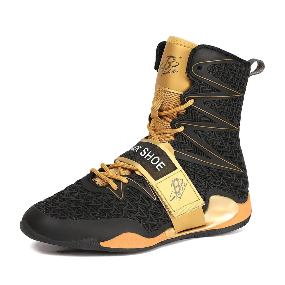 Boxing Shoes for Men High Top Gym Shoes Fighting Sports Training Footwear LS308 The Champ Gear