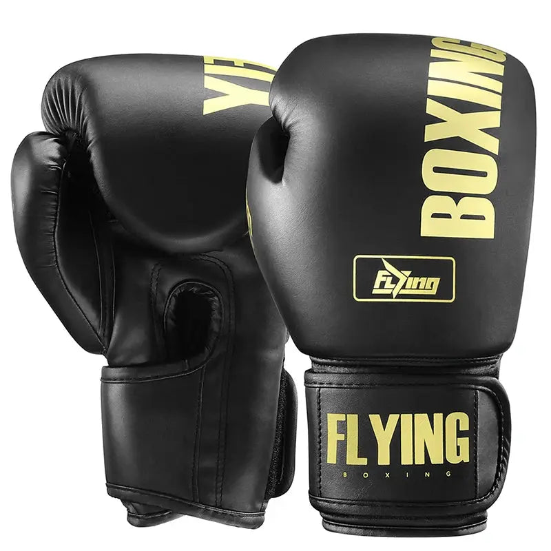 FIVING 10 12 14Oz Boxing Gloves PU Leather Muay Thai Guantes De Boxeo Free Fight MMA Sandbag Training Glove for Men Women Kids