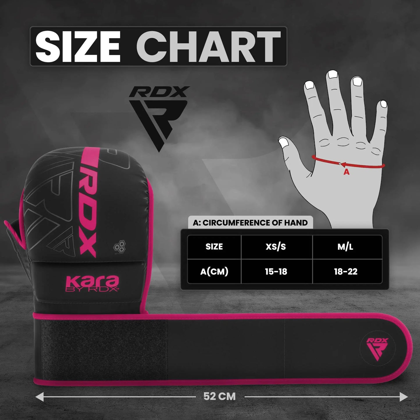 RDX MMA Hybrid Gloves – Open Palm, Maya Hide Leather - The Champ Gear