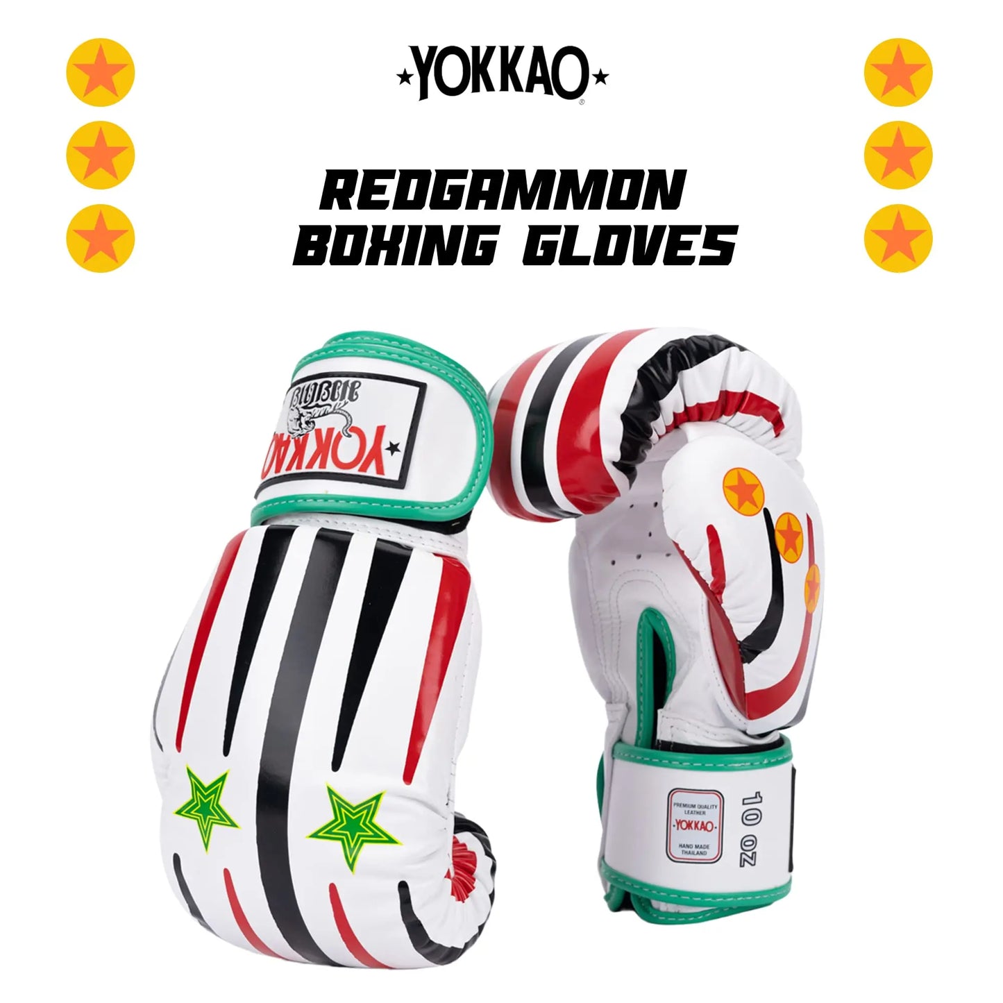 YOKKAO Design Breathable Muay Thai Boxing Glove | Premium Leather Training and Sparring Gloves for Men and Women | Winning Boxing Gloves | Punching Glove The Champ Gear