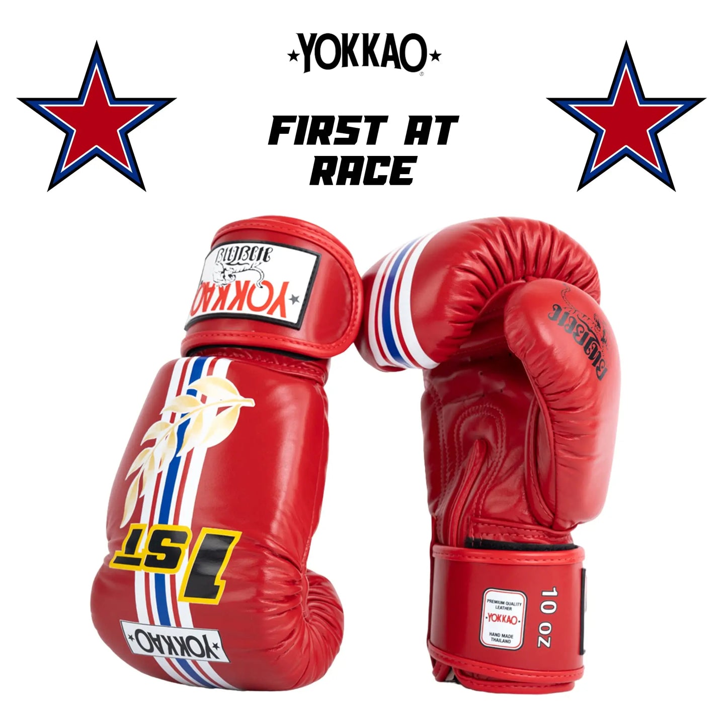 YOKKAO Design Breathable Muay Thai Boxing Glove | Premium Leather Training and Sparring Gloves for Men and Women | Winning Boxing Gloves | Punching Glove The Champ Gear