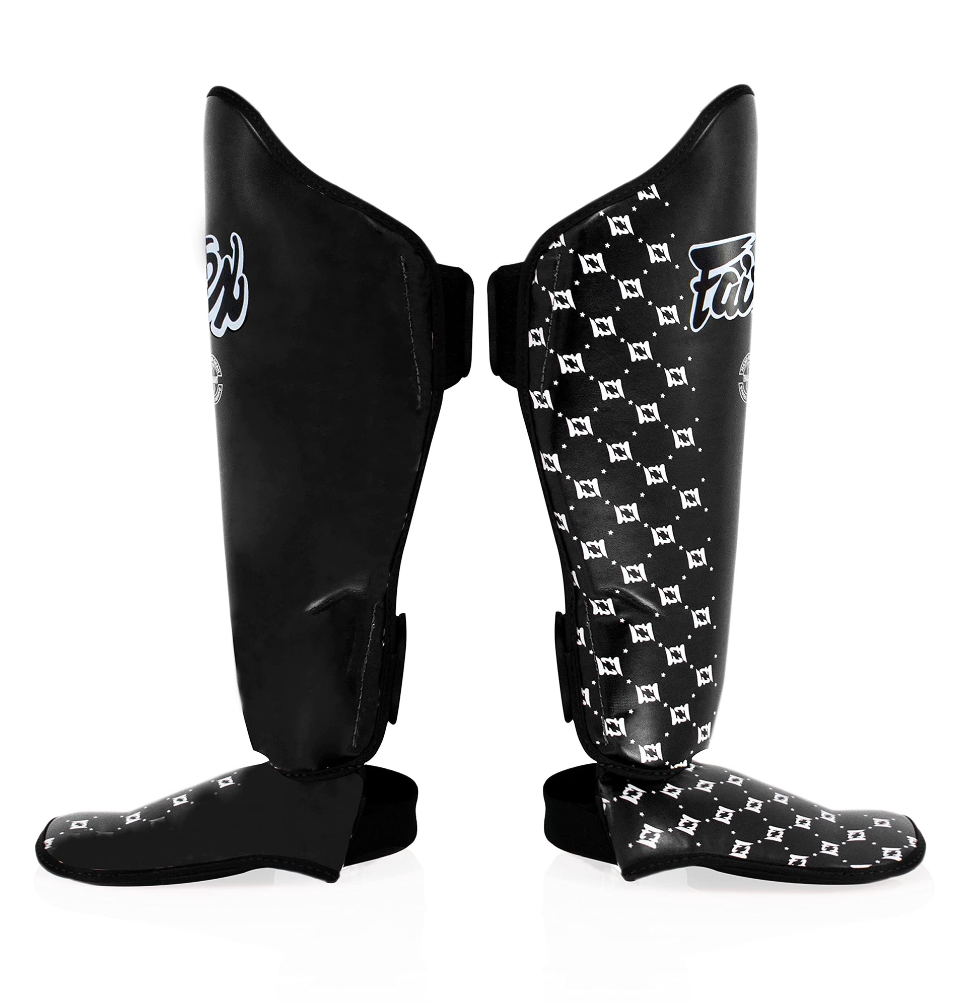 Fairtex SP5 Muay Thai Shin Guards for Men, Women, Kids | Shinguards are Premium, Lightweight & Durable | Extended Protection to Avoid shin splints During Training or Sparring The Champ Gear