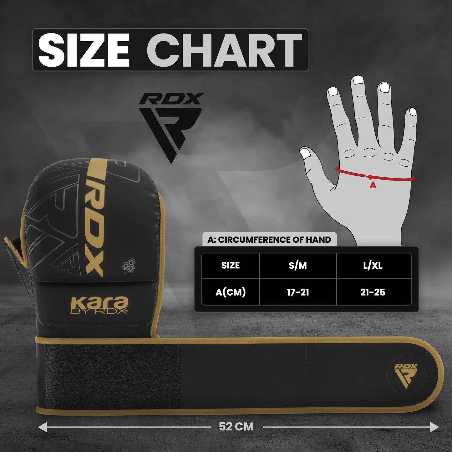 RDX MMA Hybrid Gloves – Open Palm, Maya Hide Leather - The Champ Gear