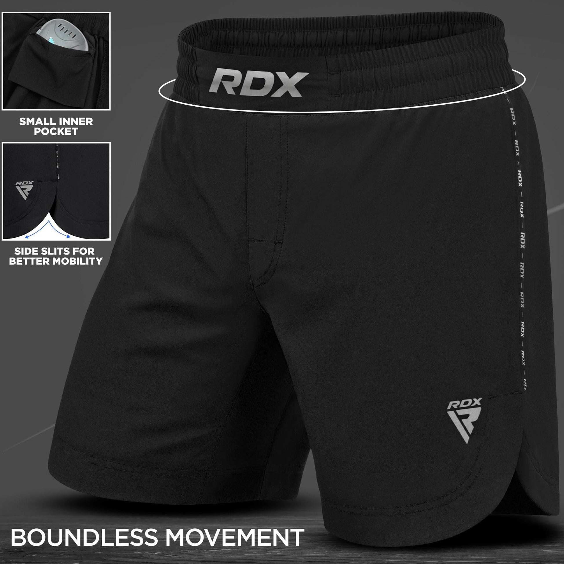 RDX MMA Shorts for Training and Kick Boxing, Trunks for Bodybuilding, Cage Fighting, Muay Thai,BJJ Grappling, Combat Sports The Champ Gear