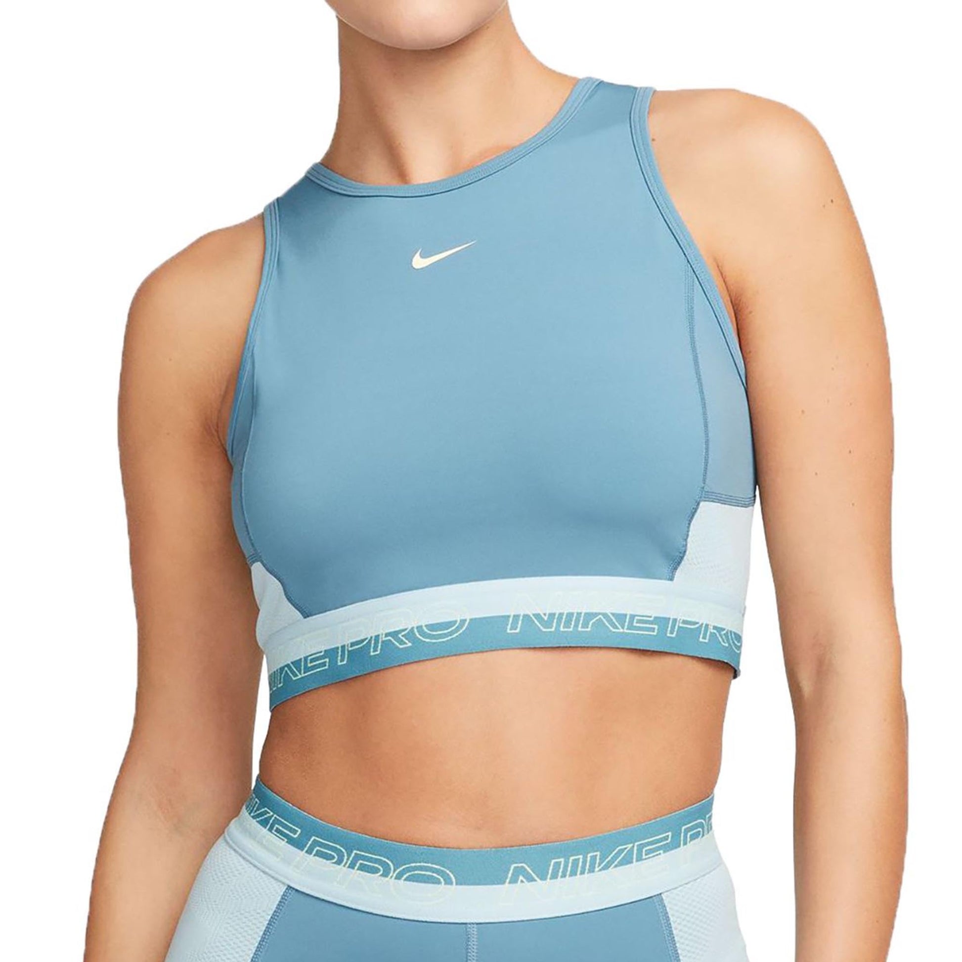 Nike Pro Dri-FIT Women's Cropped Training Tank The Champ Gear