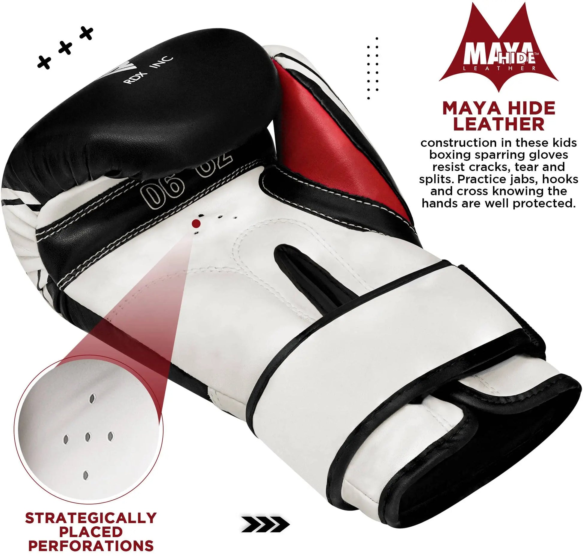 RDX | Kids Boxing Gloves 6oz 4oz Junior - The Champ Gear