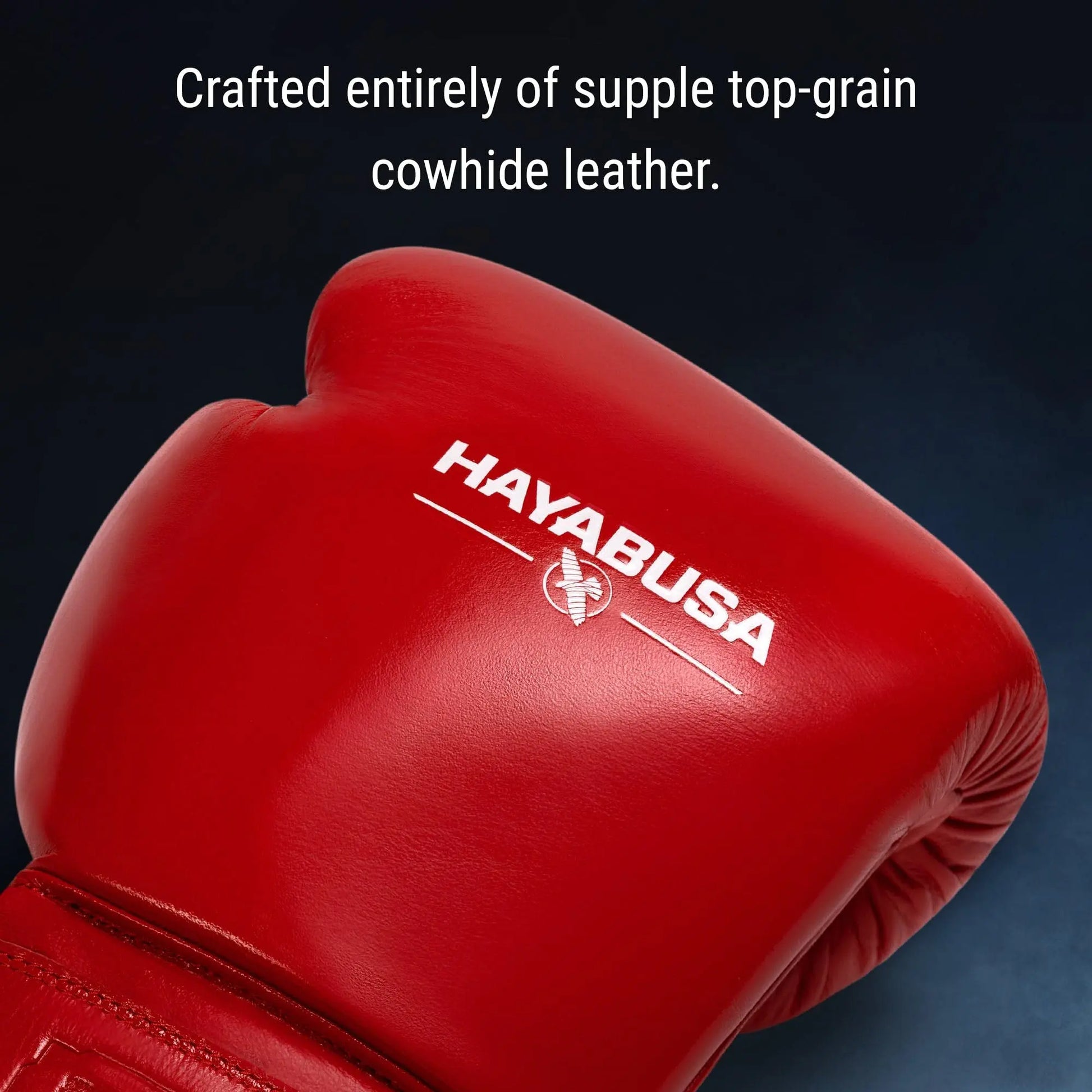 Hayabusa Pro Leather Hook and Loop Boxing Gloves for Men and Women - The Champ Gear