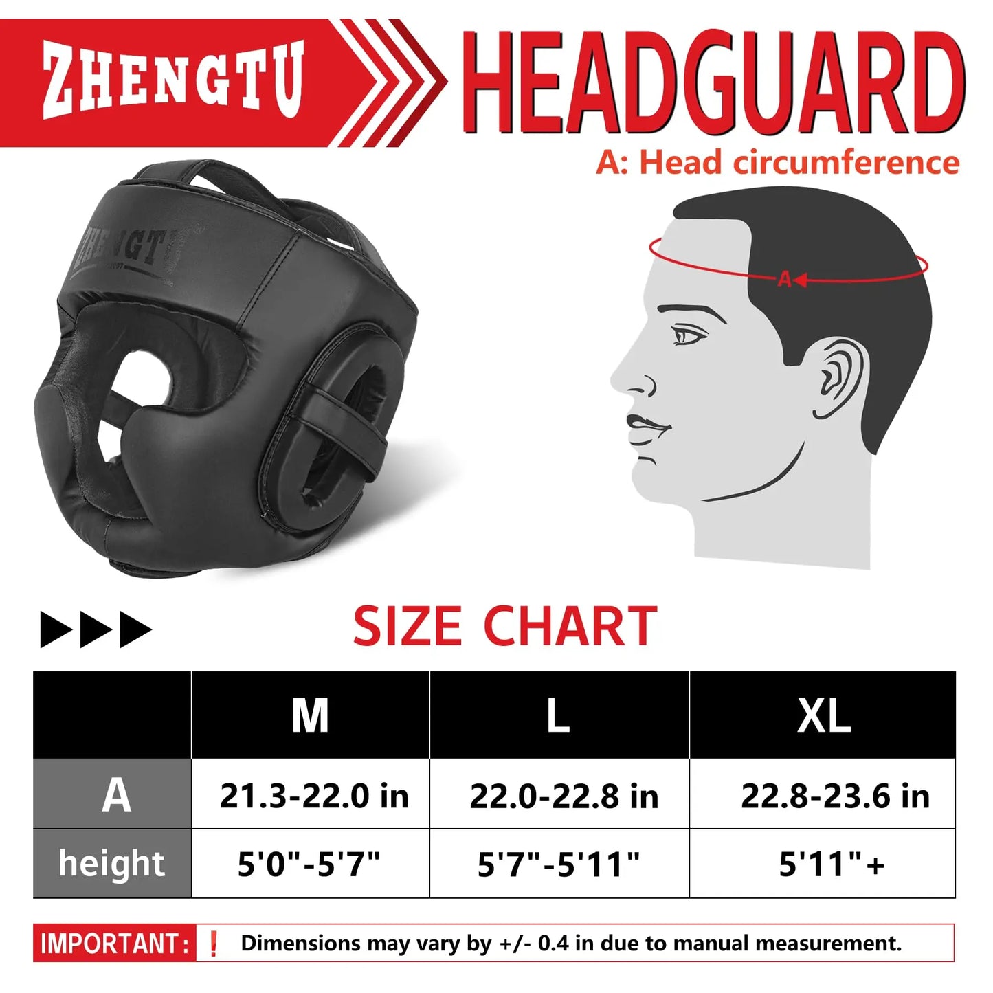 ZHENGTU Boxing Headguard - The Champ Gear