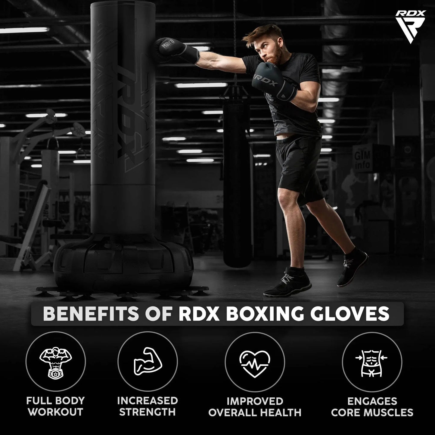 RDX Pro Boxing Gloves - Ventilated, Maya Hide Leather, 8-18 Oz - The Champ Gear