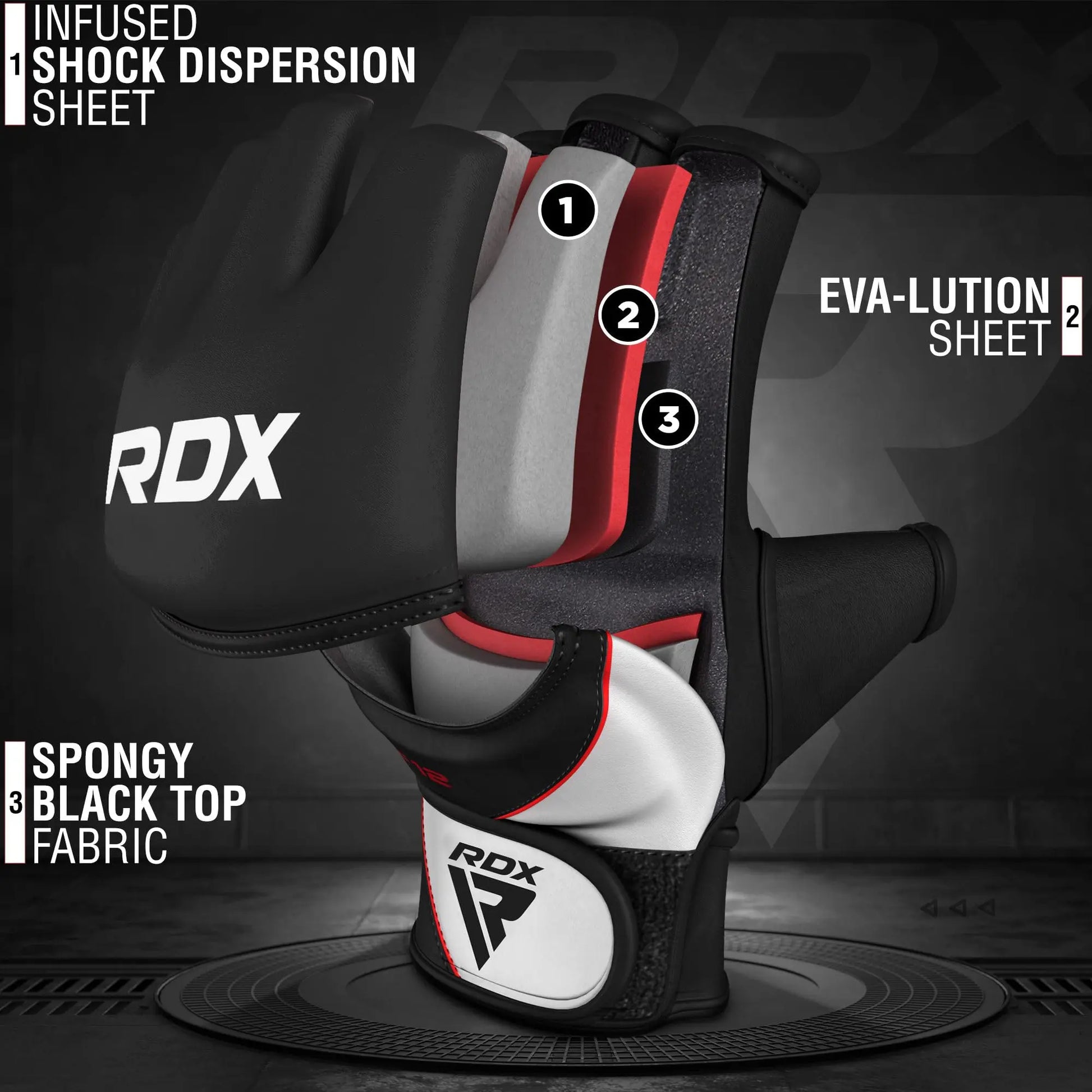 RDX | MMA Gloves Grappling Sparring - The Champ Gear