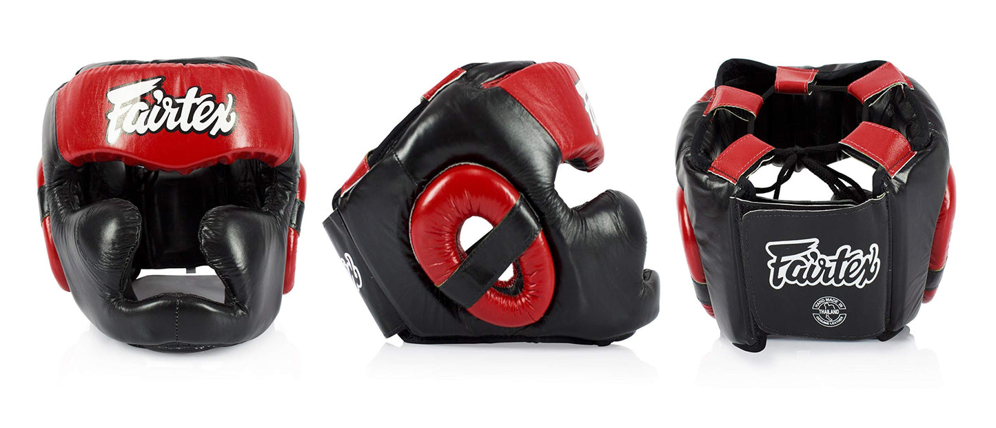 Fairtex Headgear Head Guard Super Sparring - The Champ Gear