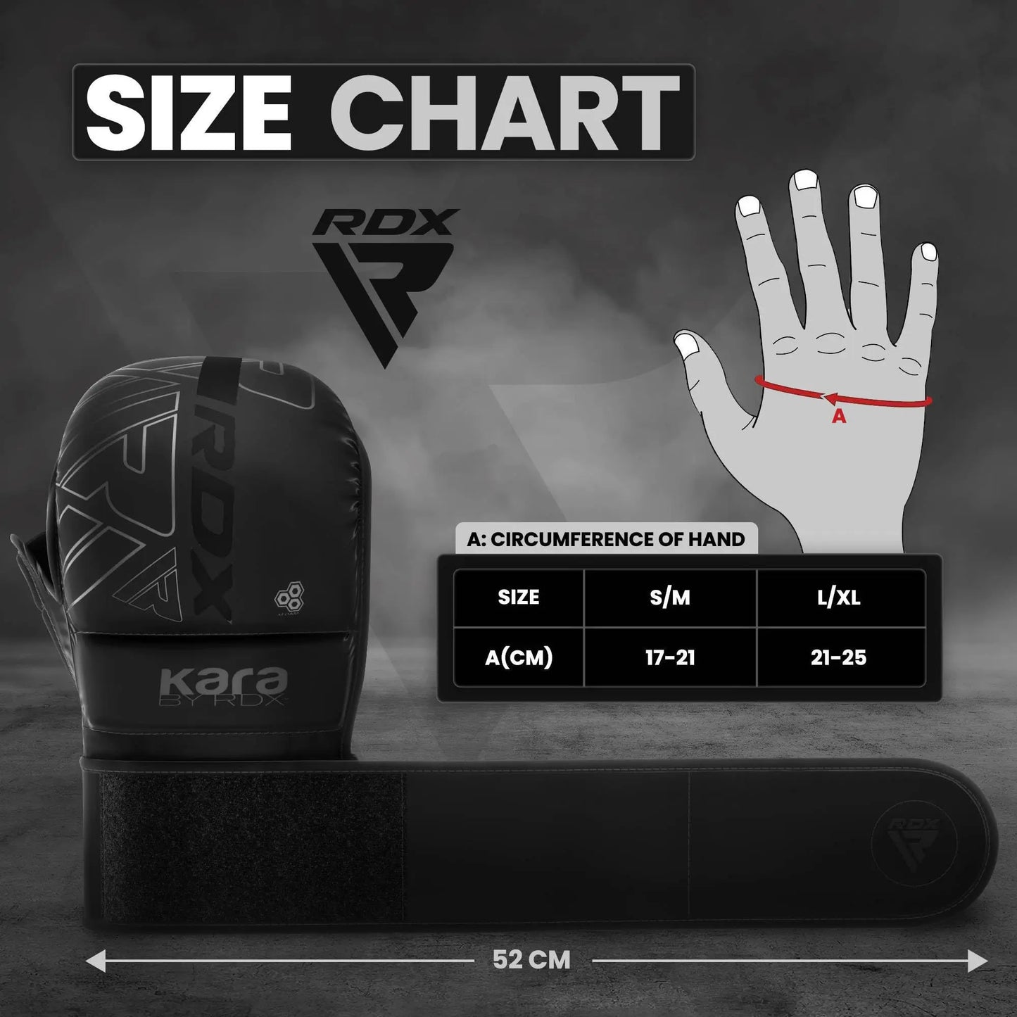 RDX MMA Hybrid Gloves – Open Palm, Maya Hide Leather - The Champ Gear