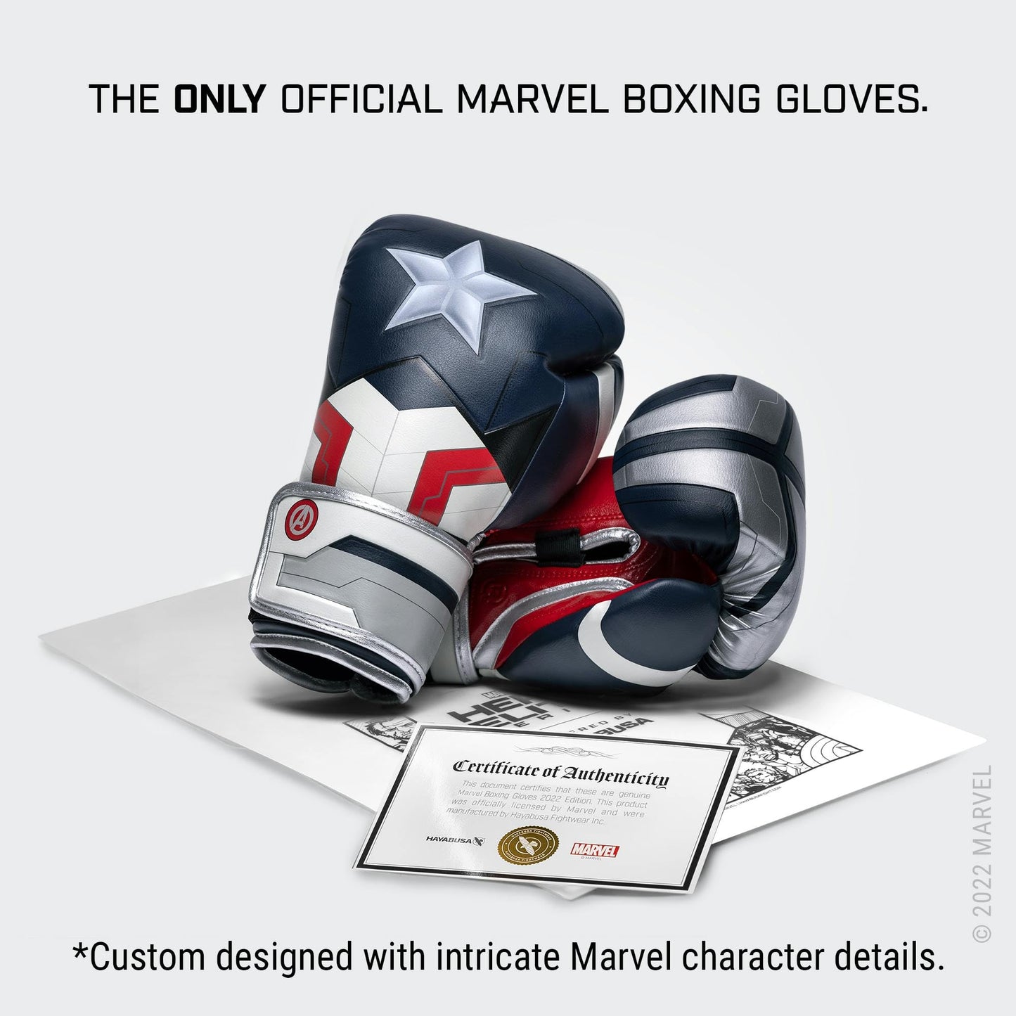 Hayabusa Marvel Hero Elite Boxing Gloves for Men and Women The Champ Gear