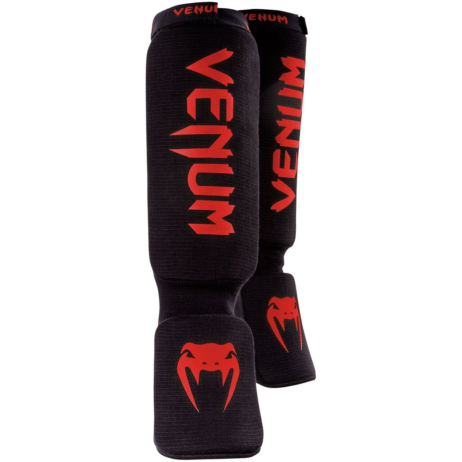 Venum 0480-Black Kontact Shin and Instep Guards The Champ Gear