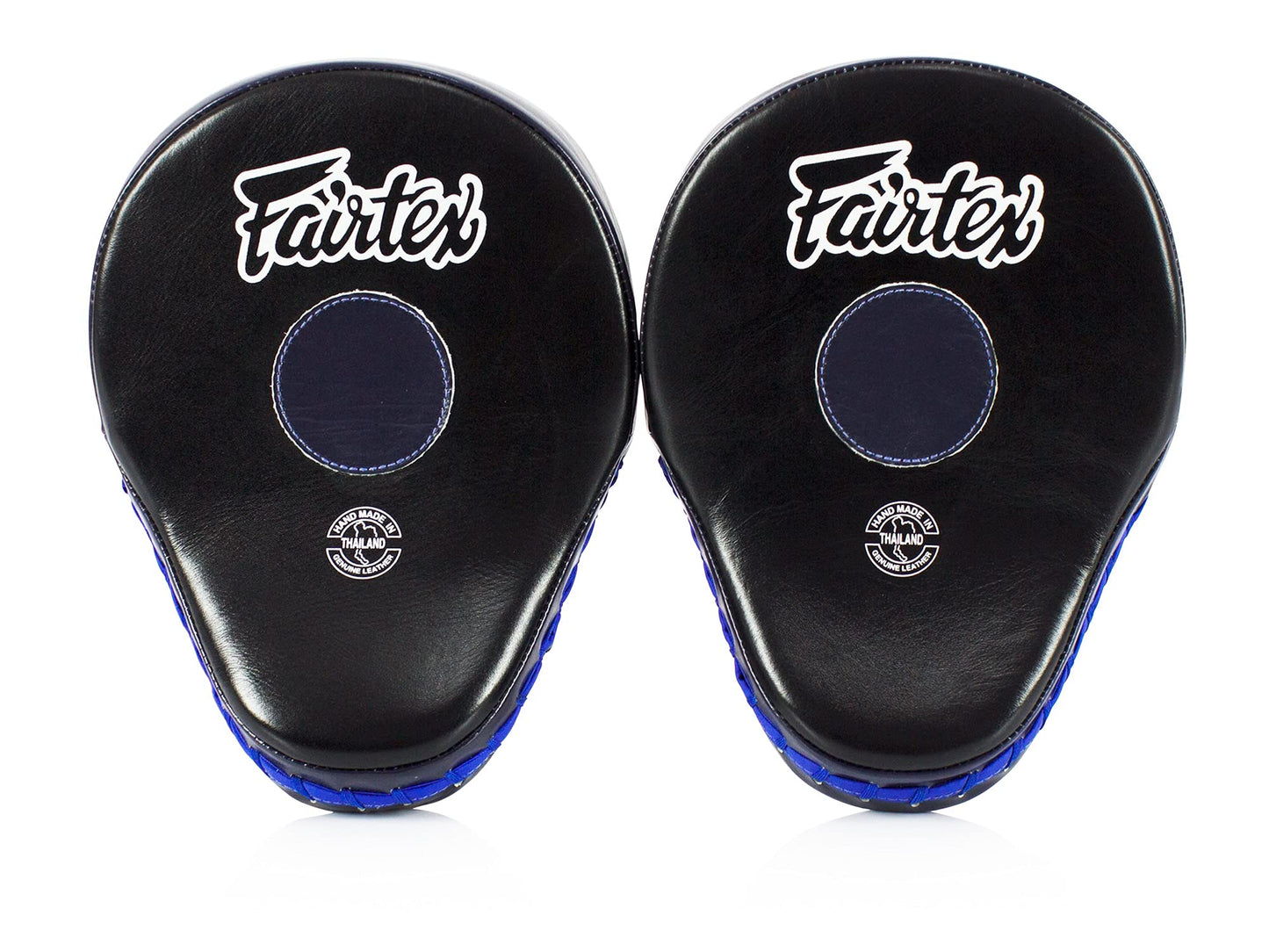 Fairtex FMV9 Contoured Focus Mitts |Striking Accuracy & Protection for Boxing, Muay Thai, Kickboxing |Ergonomic Design, Soft Padding, Secure Fit Leather The Champ Gear