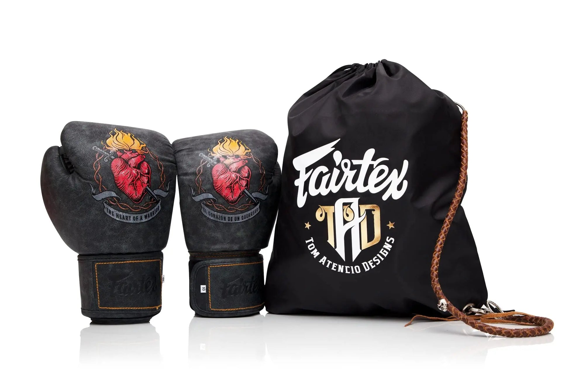 Fairtex Heart of a Warrior Boxing Gloves - The Champ Gear