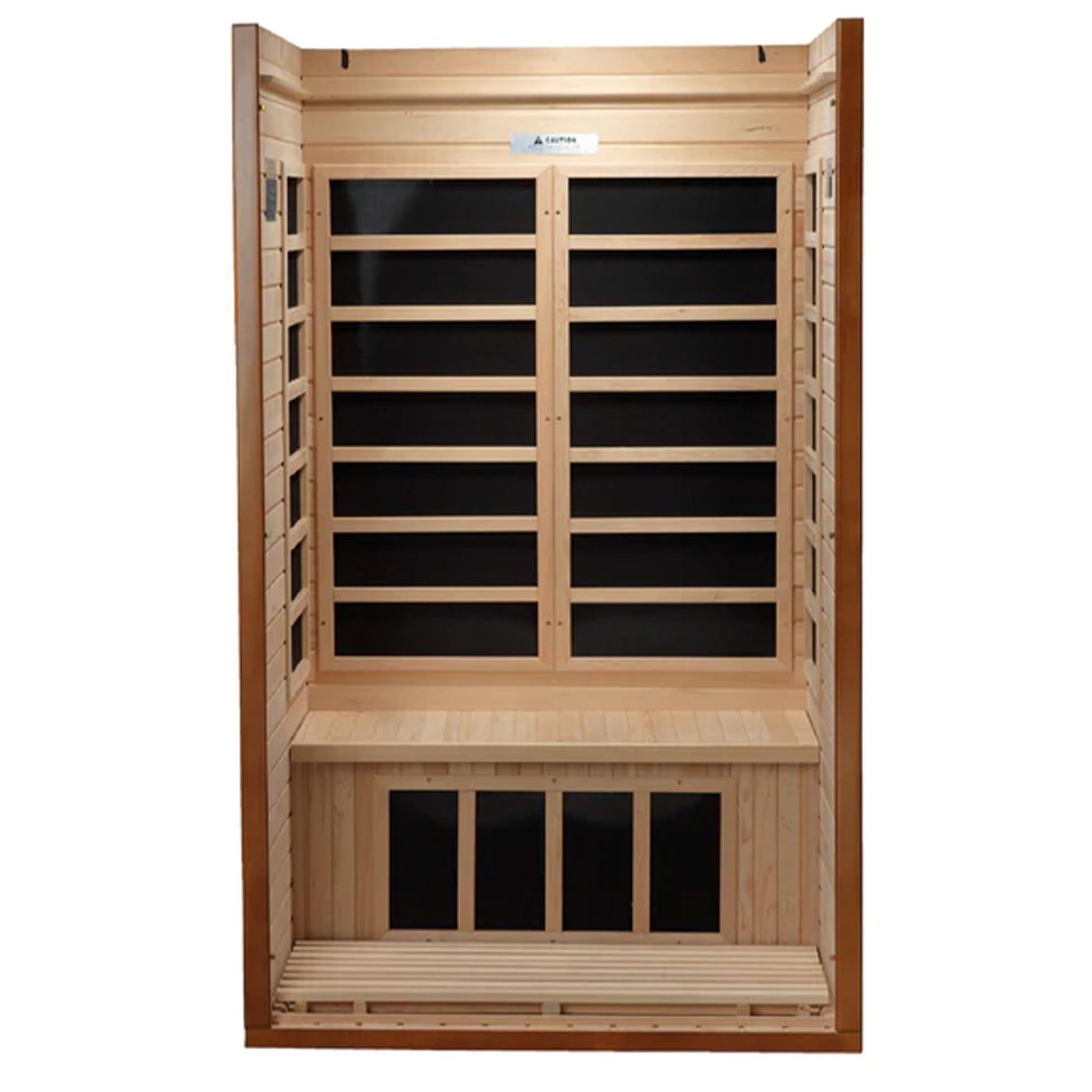 DYNAMIC SAUNAS AMZ-DYN-6106-01 Barcelona 1-2 Person Far Infrared Sauna - Curbside Shipping The Champ Gear