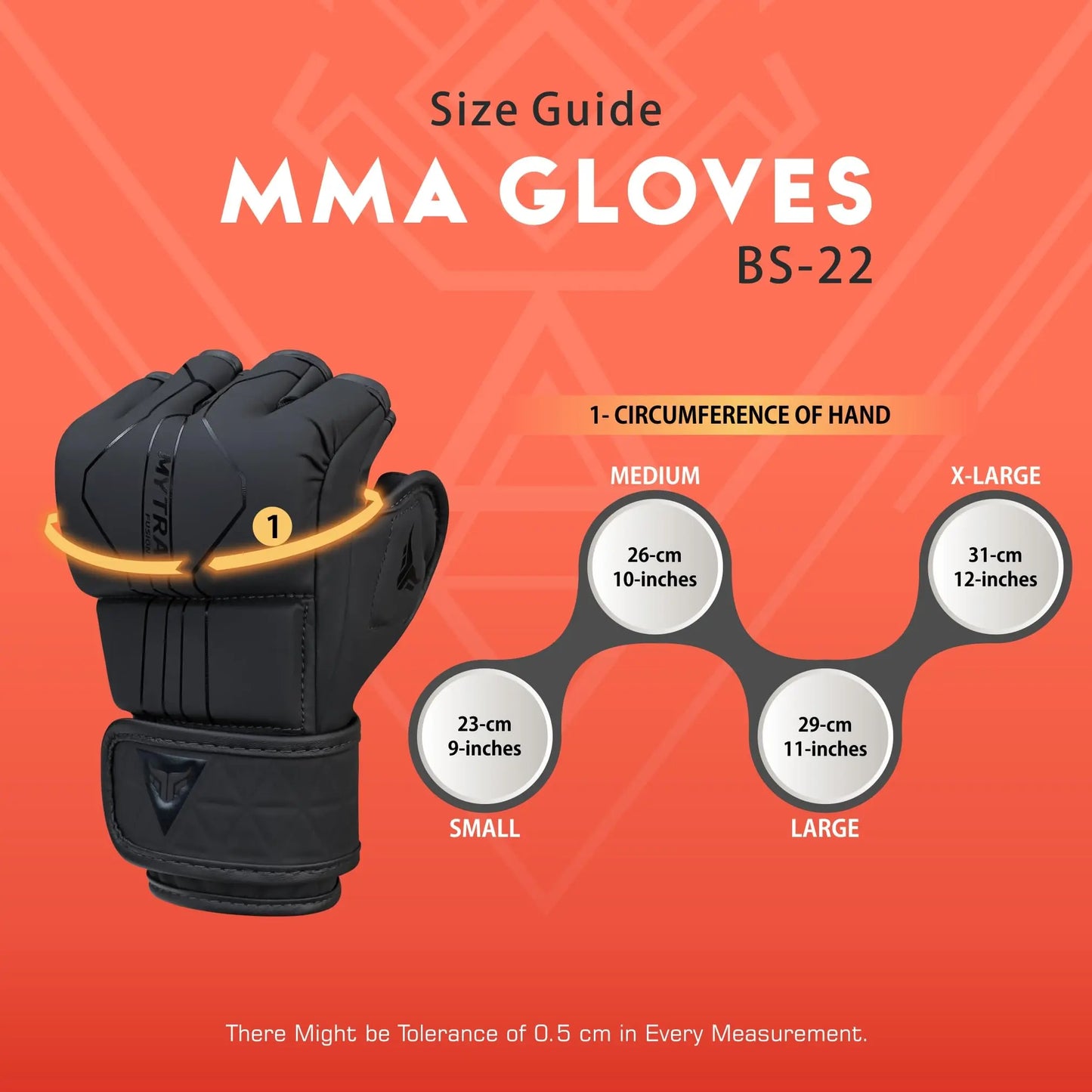 Mytra Fusion MMA Gloves The Champ Gear