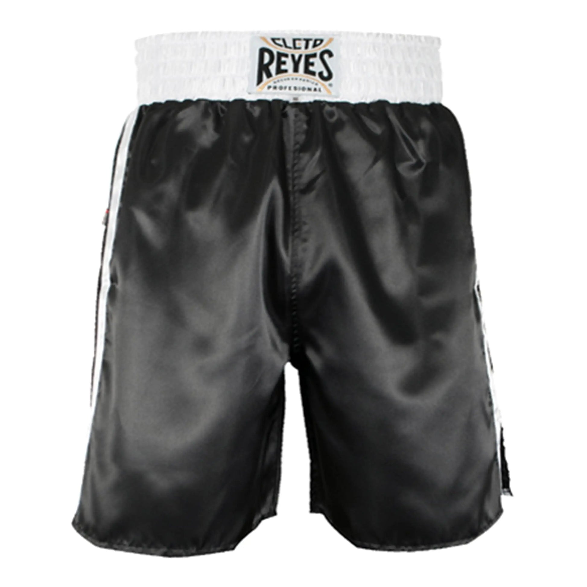 CLETO REYES Boxing Shorts Trunks for Men, Training Uniform, Professional Competition Fitness Clothes, Fight Apparel, Satin The Champ Gear