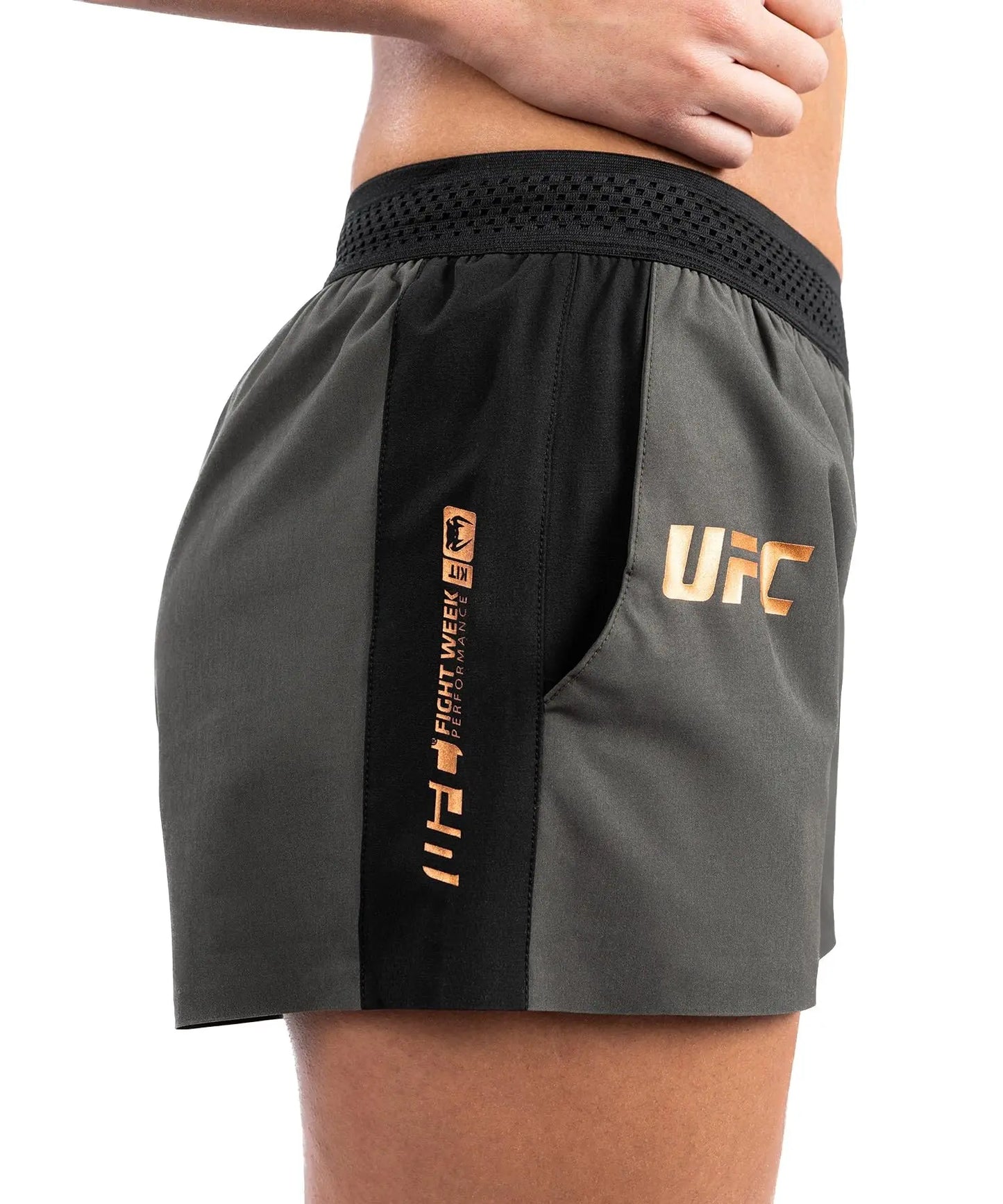 Venum Womens UFC Adrenaline Women’s Fight Week Performance ShortShorts The Champ Gear