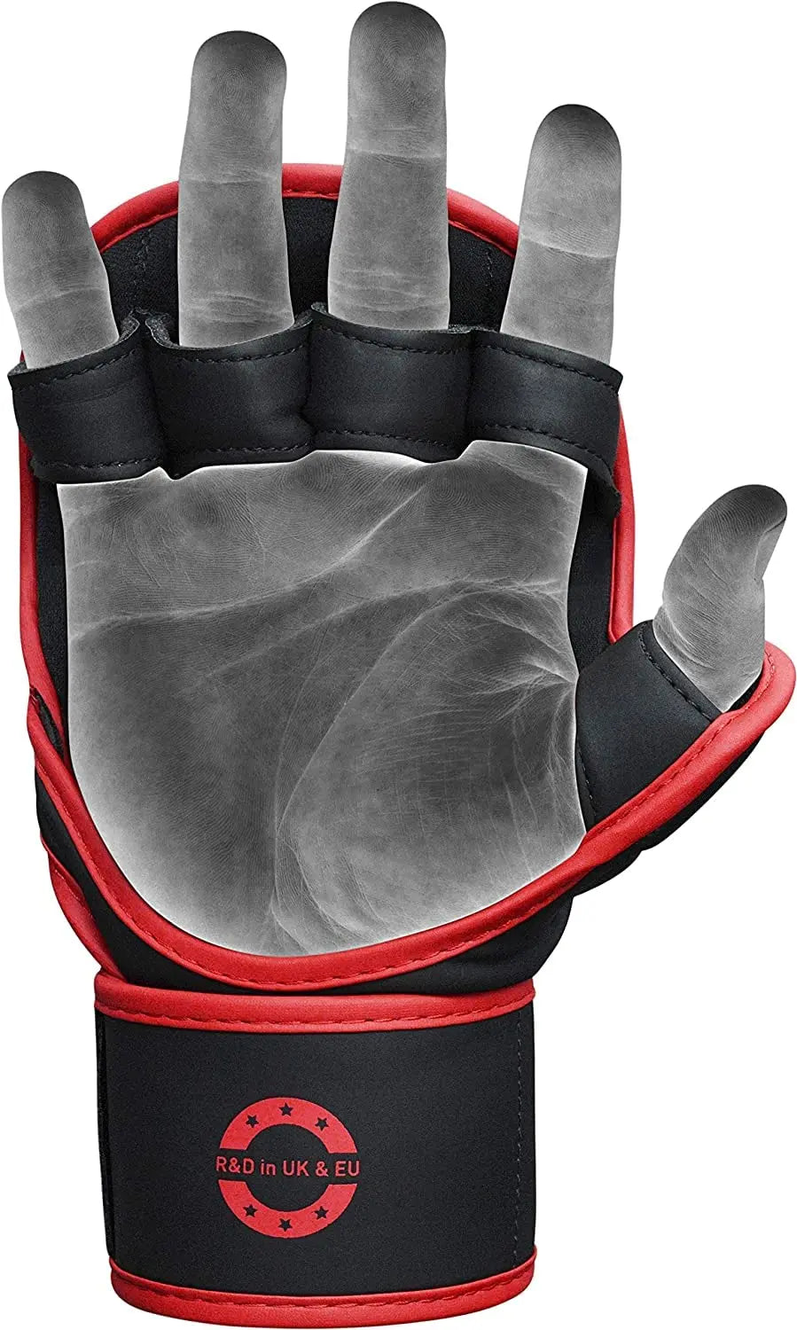 RDX MMA Hybrid Gloves – Open Palm, Maya Hide Leather - The Champ Gear