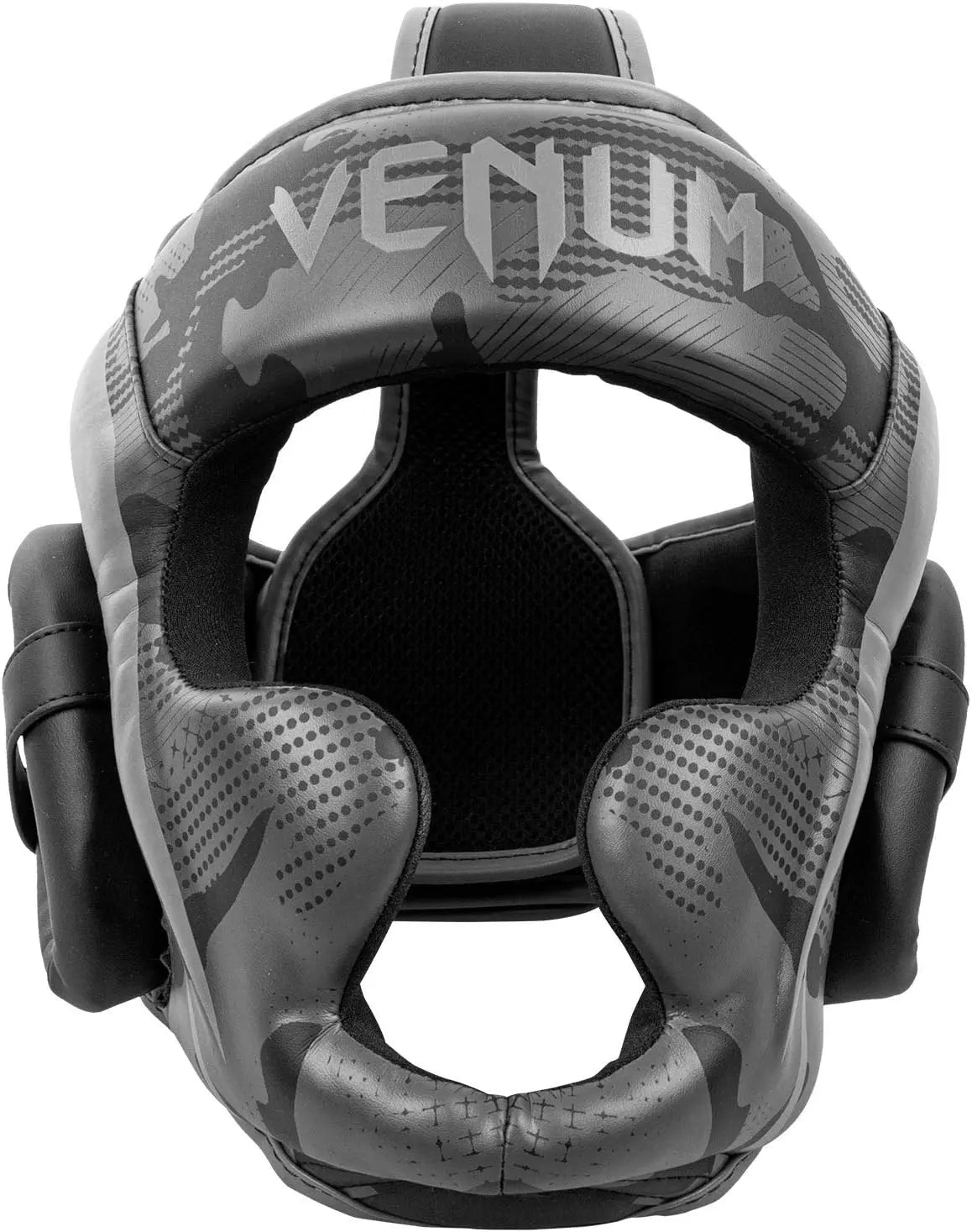 Venum Elite Headgear - Black/Dark Camo, One Size The Champ Gear