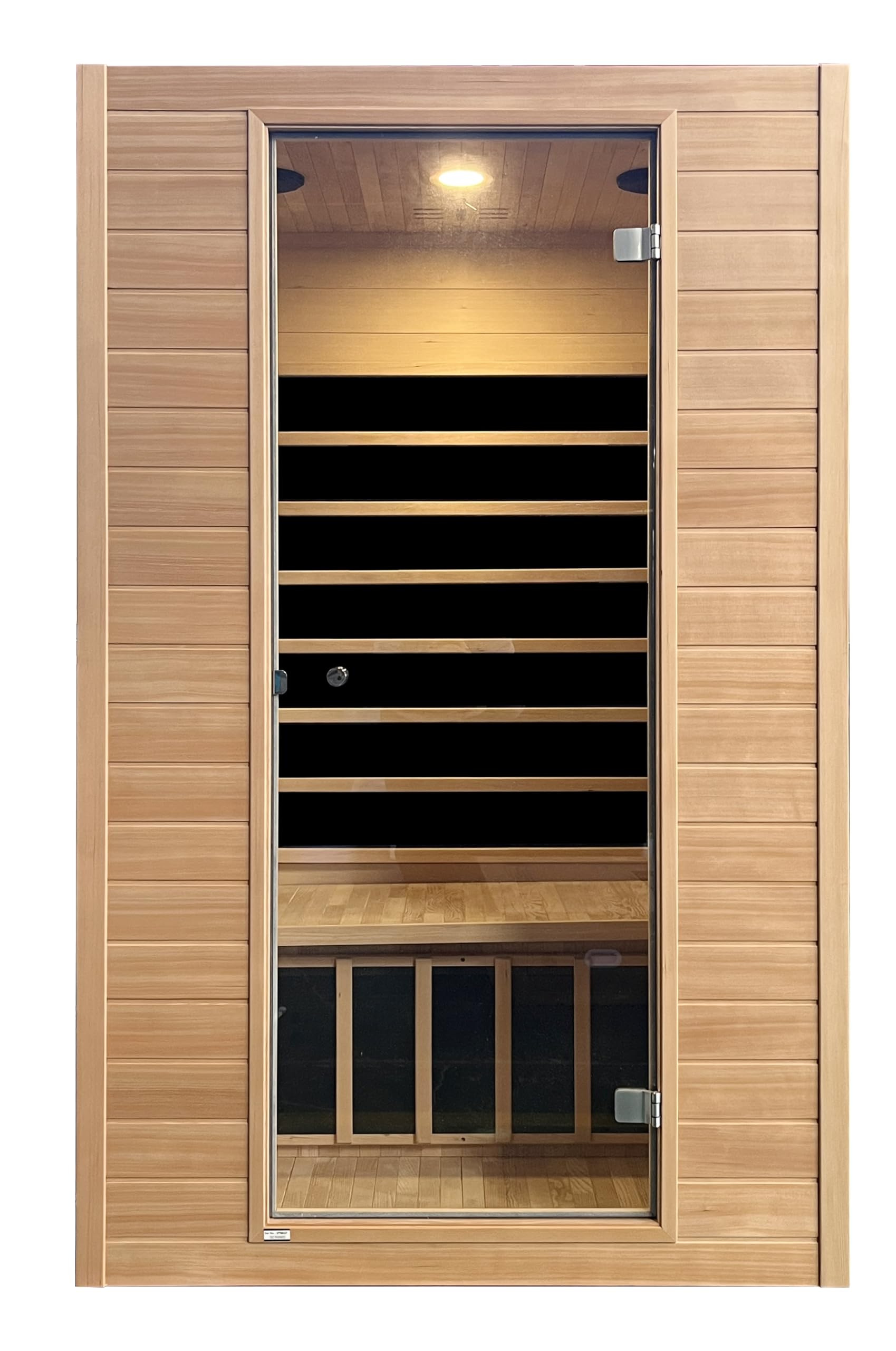 Blisspod, Vienna, Far Infrared Sauna Canadian Hemlock Very Low EMF, 74.8-in x 35.4-in, 2 Persons The Champ Gear