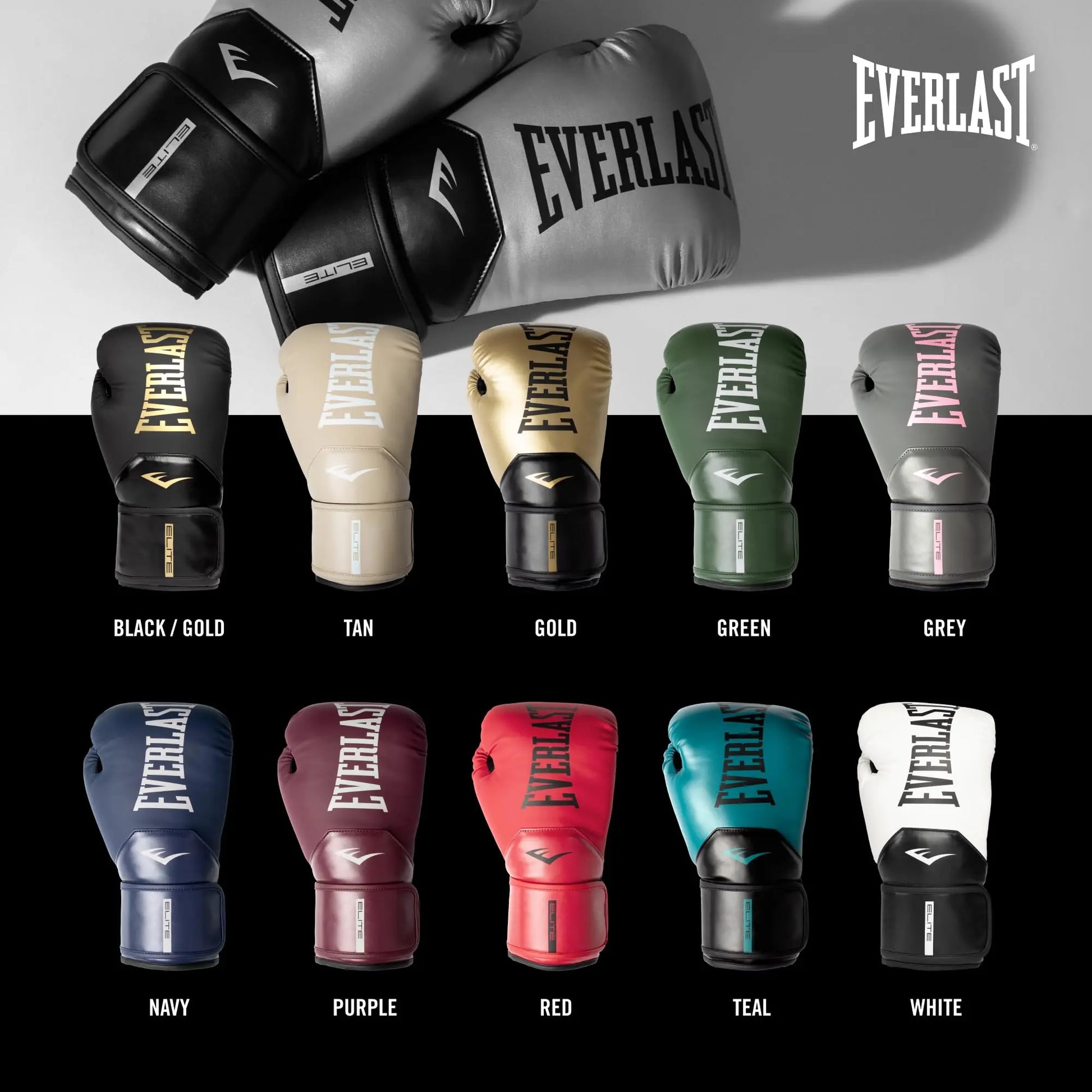 Everlast Elite | Boxing Gloves | Training Gloves for Men and Women - The Champ Gear