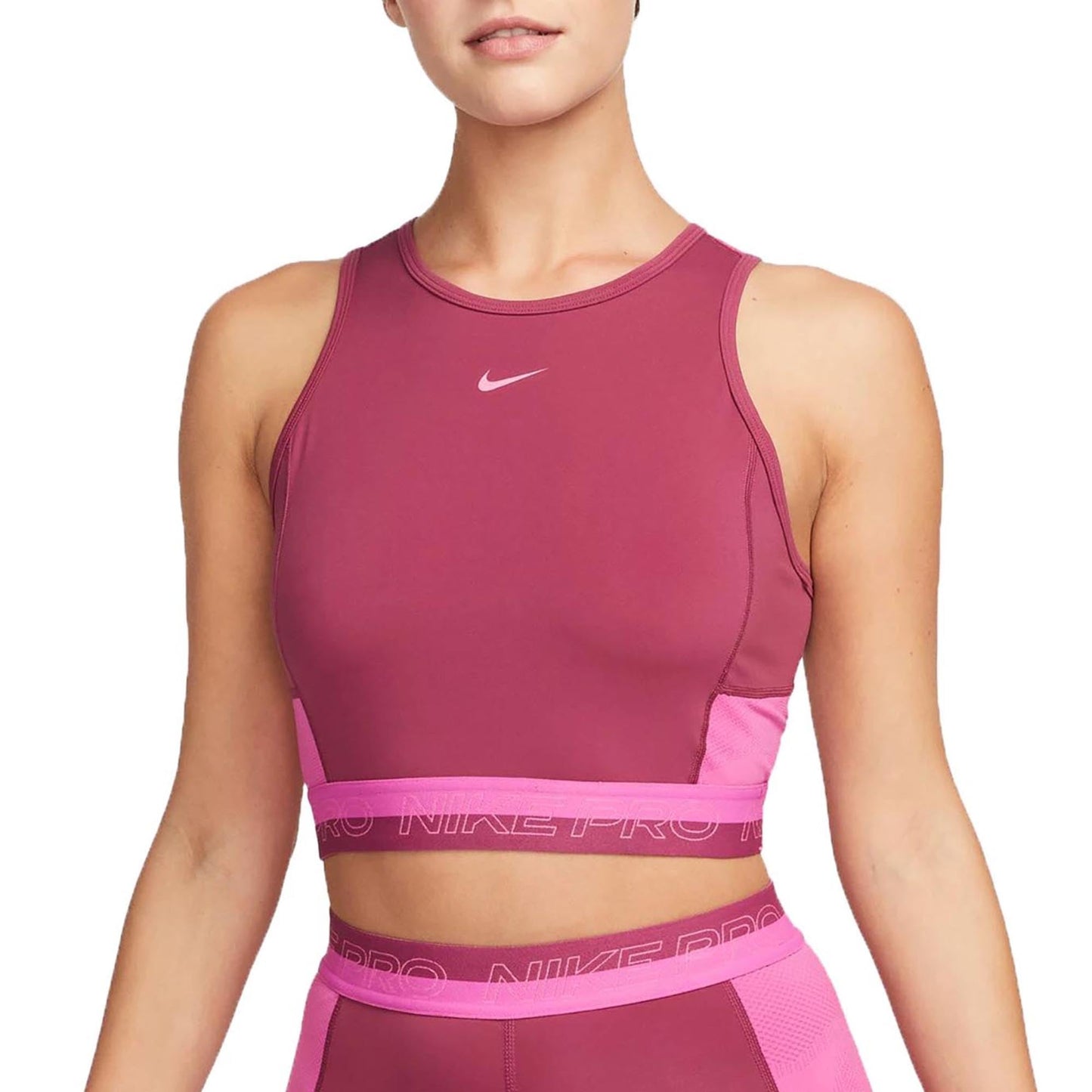 Nike Pro Dri-FIT Women's Cropped Training Tank The Champ Gear