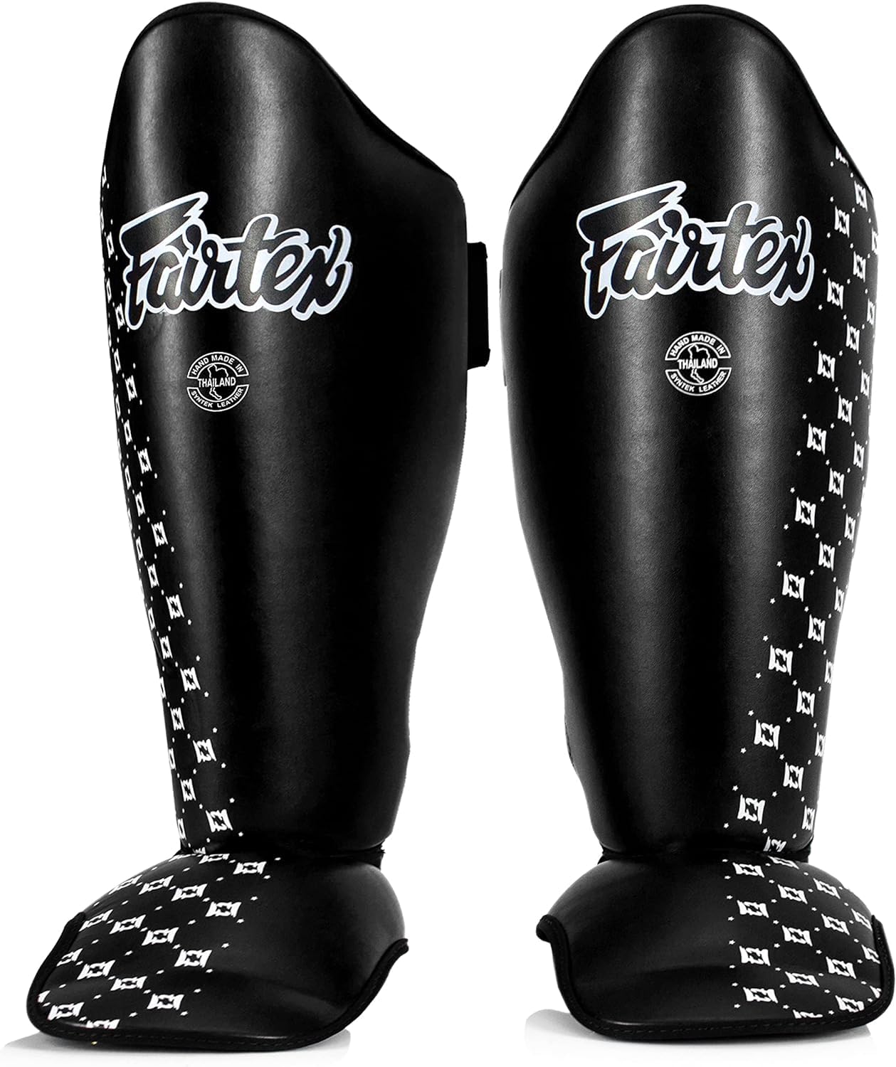 Fairtex SP5 Muay Thai Shin Guards for Men, Women, Kids | Shinguards are Premium, Lightweight & Durable | Extended Protection to Avoid shin splints During Training or Sparring The Champ Gear