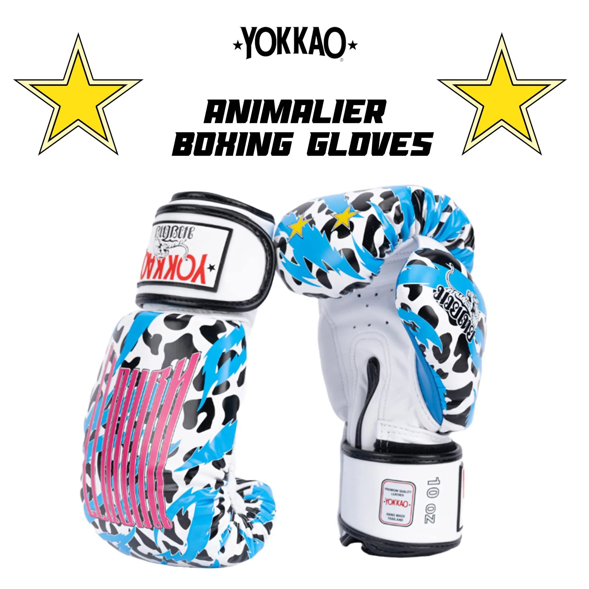 YOKKAO Design Breathable Muay Thai Boxing Glove | Premium Leather Training and Sparring Gloves for Men and Women | Winning Boxing Gloves | Punching Glove The Champ Gear