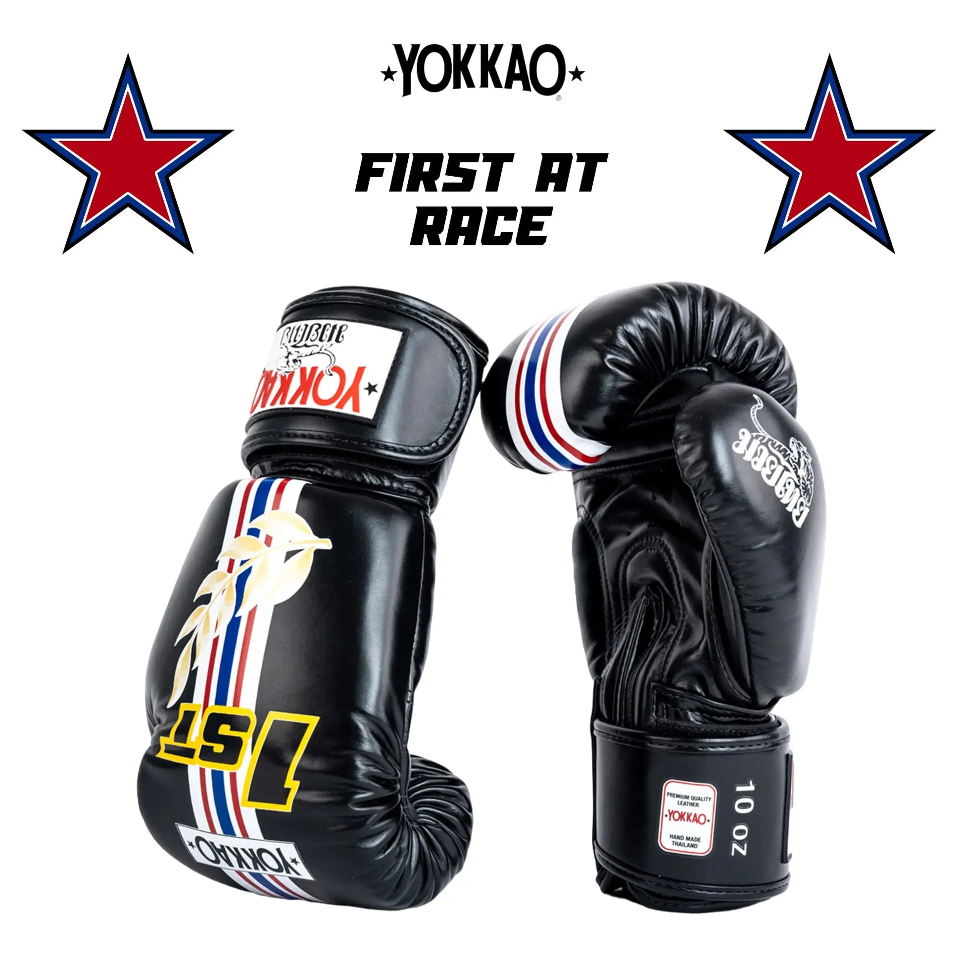 YOKKAO Design Breathable Muay Thai Boxing Glove | Premium Leather Training and Sparring Gloves for Men and Women | Winning Boxing Gloves | Punching Glove The Champ Gear