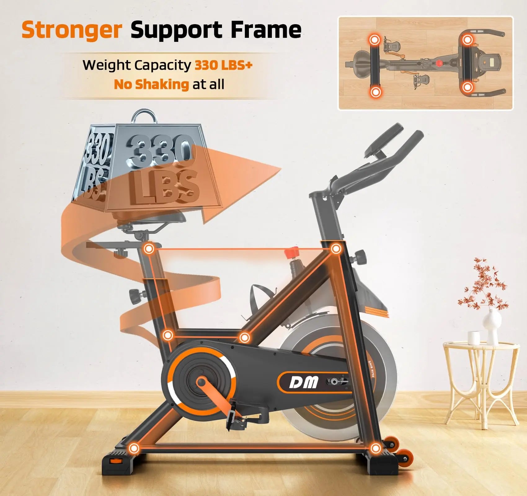 DMASUN Magnetic Resistance Exercise Bike - The Champ Gear