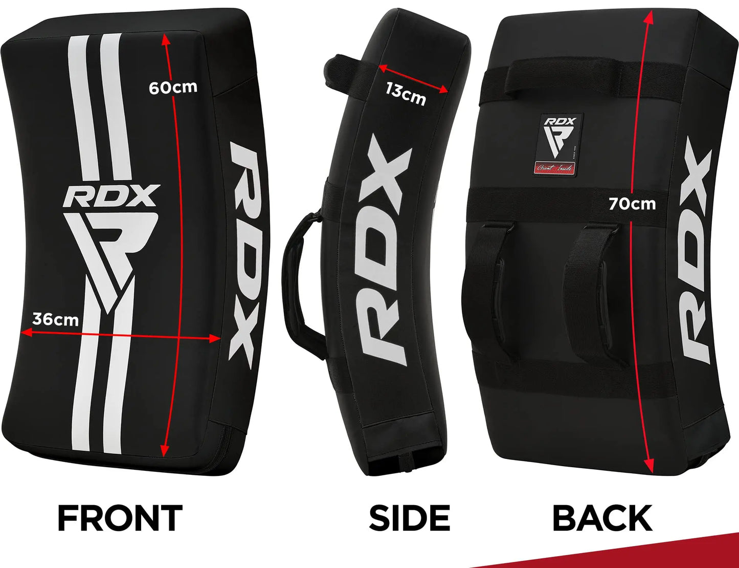 RDX Kick Shield  | 60CM Large Heavy Curved - The Champ Gear