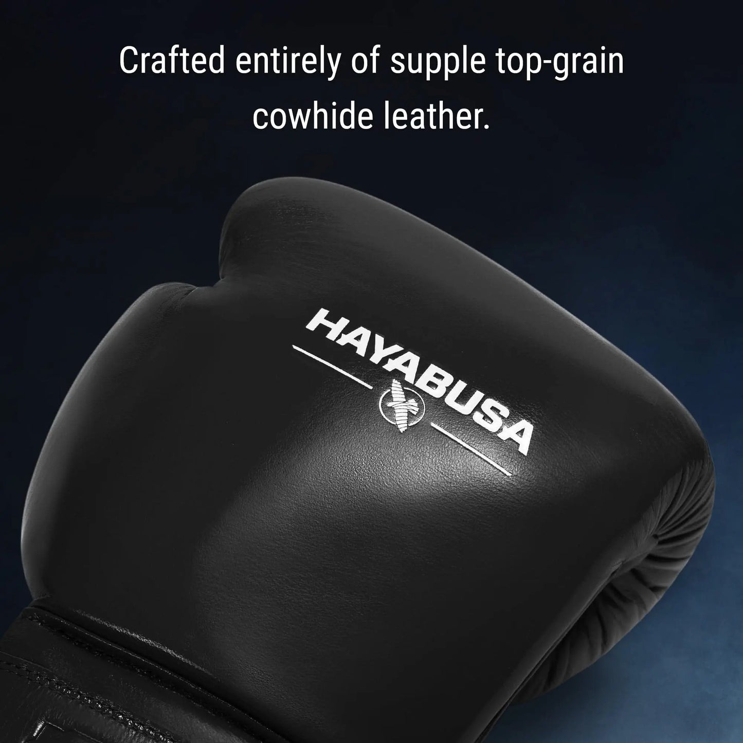 Hayabusa Pro Leather Hook and Loop Boxing Gloves for Men and Women - The Champ Gear