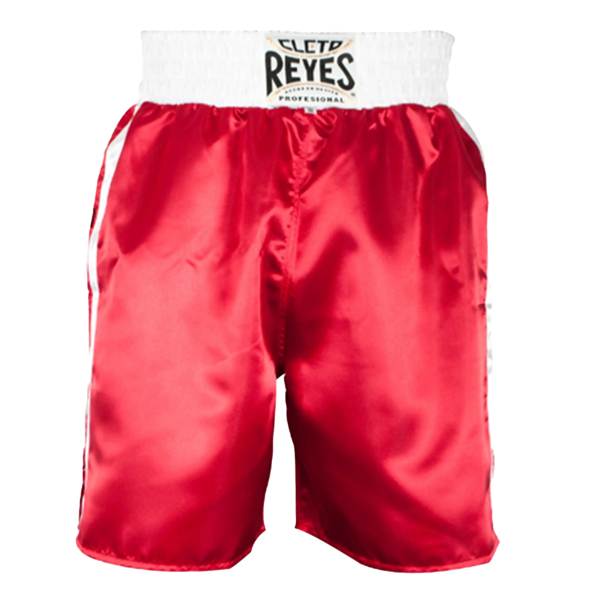 CLETO REYES Boxing Shorts Trunks for Men, Training Uniform, Professional Competition Fitness Clothes, Fight Apparel, Satin The Champ Gear