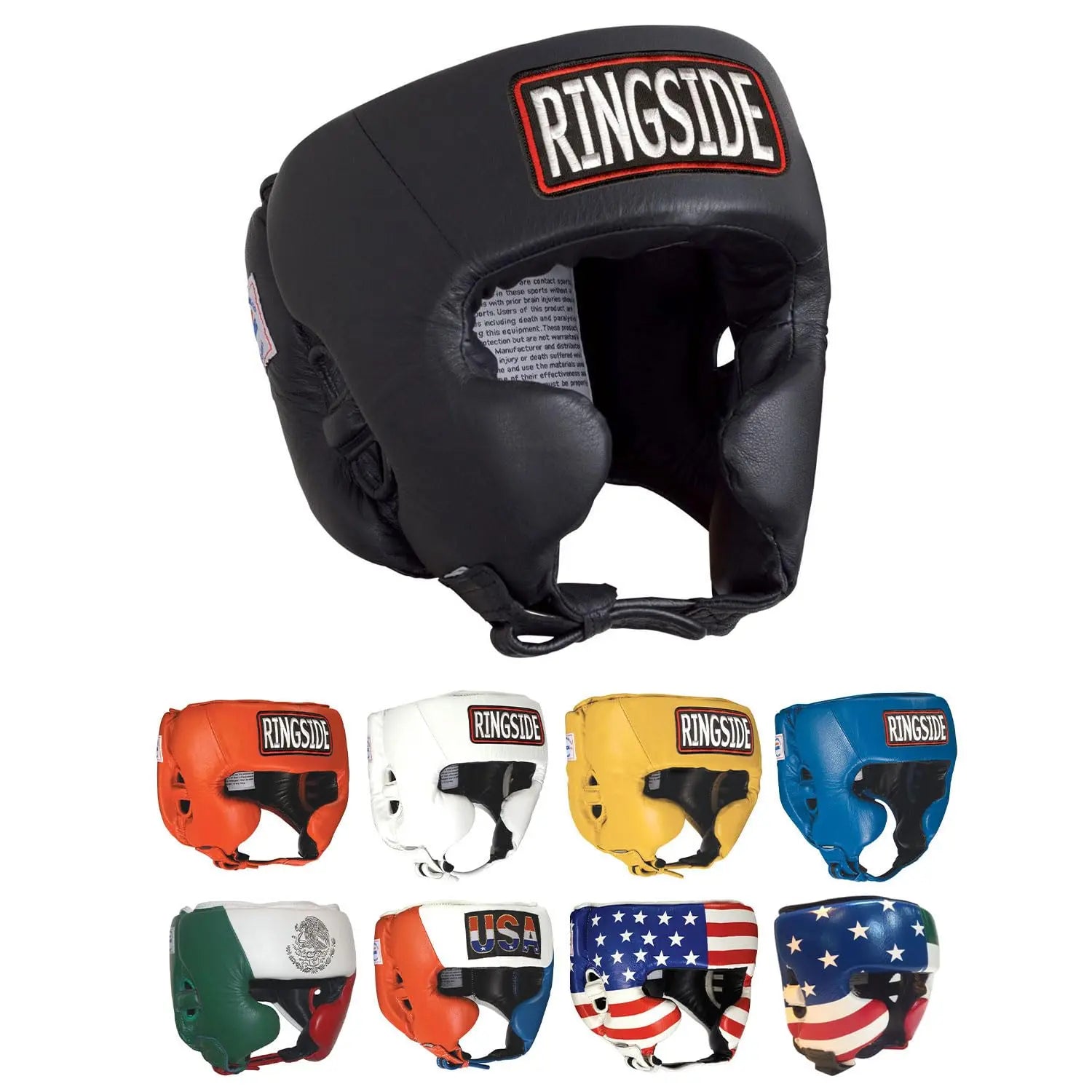 Ringside Competition Boxing Sparring Head Protection Headgear with Cheeks - The Champ Gear