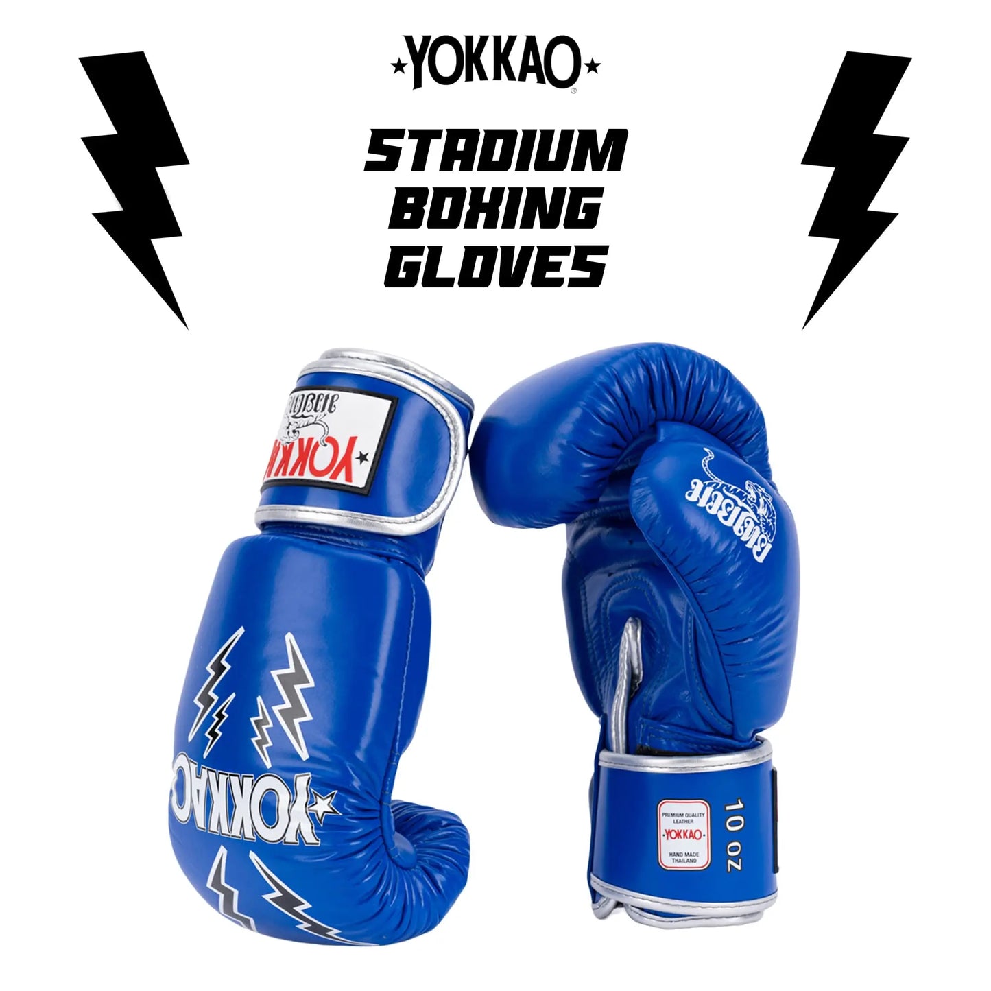 YOKKAO Design Breathable Muay Thai Boxing Glove | Premium Leather Training and Sparring Gloves for Men and Women | Winning Boxing Gloves | Punching Glove The Champ Gear