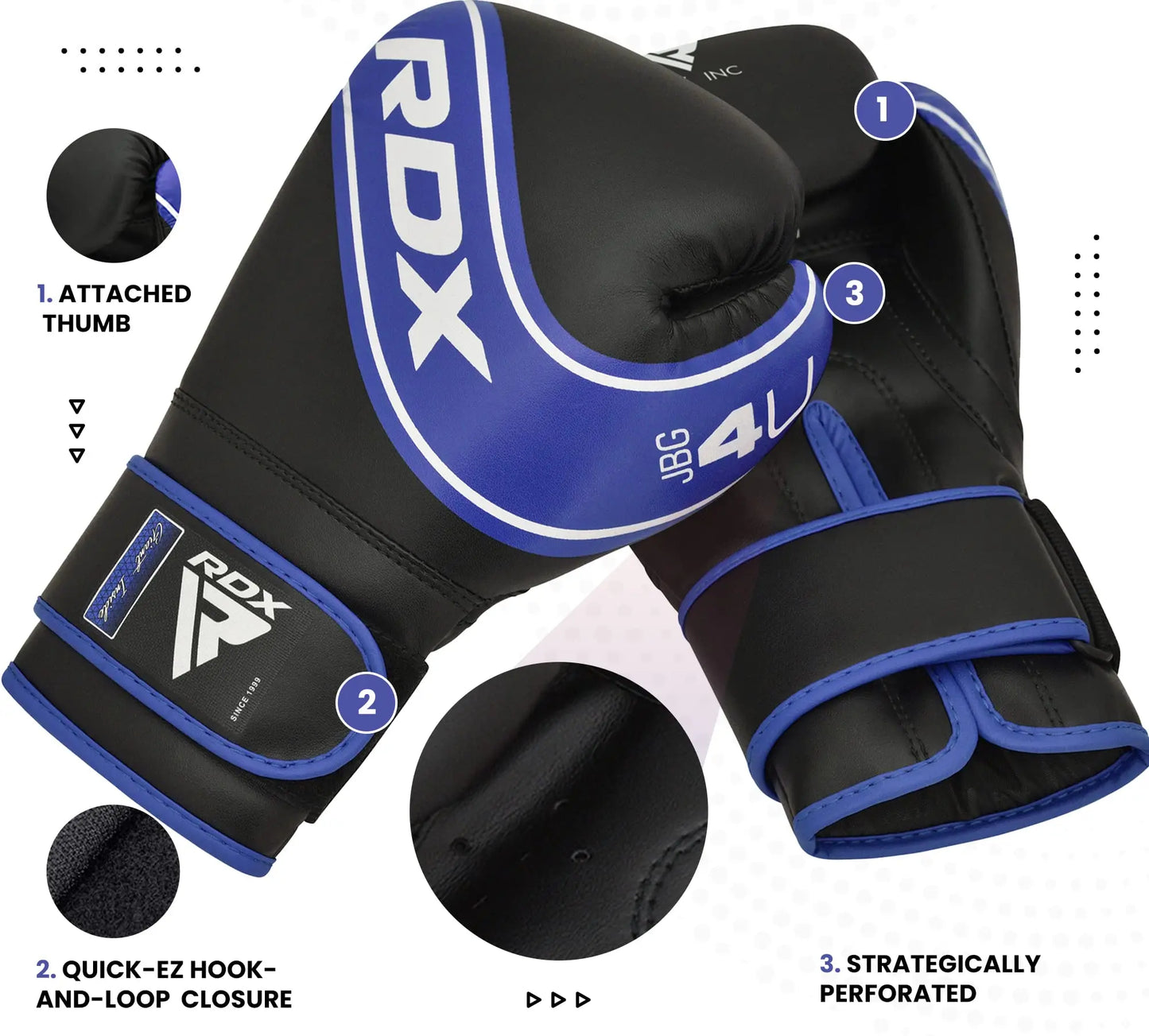 RDX | Kids Boxing Gloves 6oz 4oz Junior - The Champ Gear