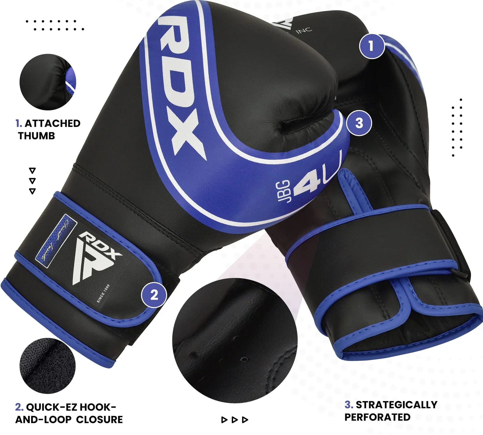 RDX | Kids Boxing Gloves 6oz 4oz Junior - The Champ Gear