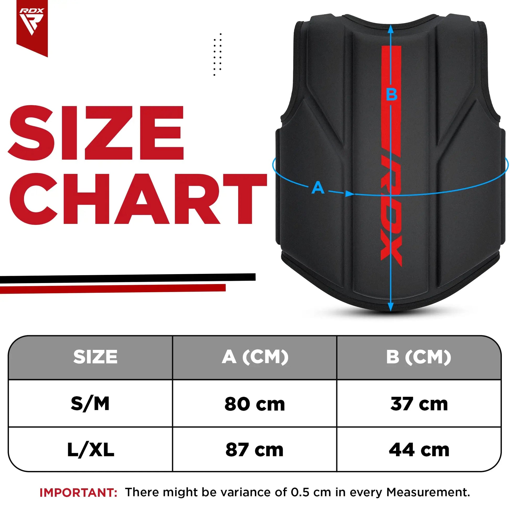 RDX Chest Protector – Boxing, MMA, Kickboxing, Muay Thai Body Guard, Adjustable Ribs Protection Pad - The Champ Gear