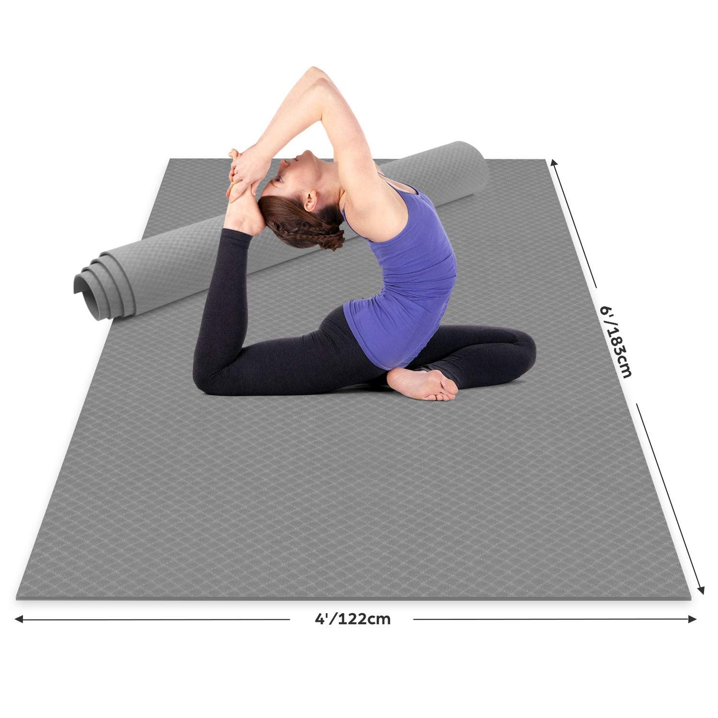 Odoland Large Exercise Mat 6mm The Champ Gear