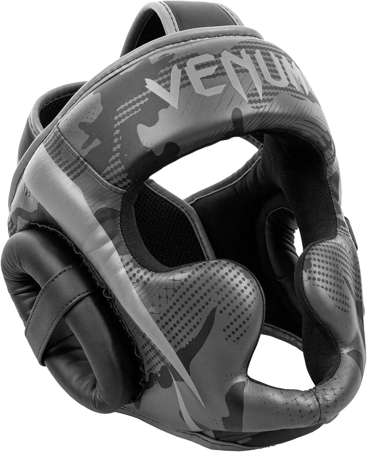 Venum Elite Headgear - Black/Dark Camo, One Size The Champ Gear