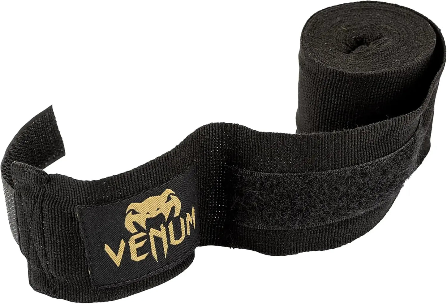 Venum Kontact Boxing Hand Wraps - Black/Gold, 180 in The Champ Gear