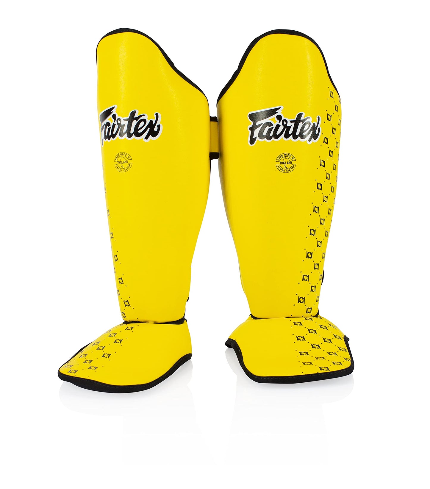 Fairtex SP5 Muay Thai Shin Guards for Men, Women, Kids | Shinguards are Premium, Lightweight & Durable | Extended Protection to Avoid shin splints During Training or Sparring The Champ Gear