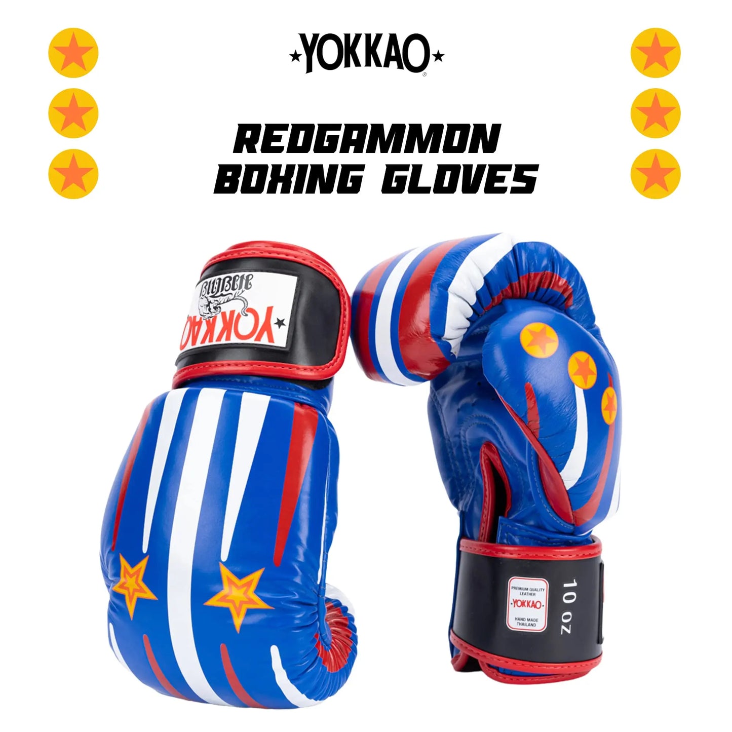 YOKKAO Design Breathable Muay Thai Boxing Glove | Premium Leather Training and Sparring Gloves for Men and Women | Winning Boxing Gloves | Punching Glove The Champ Gear