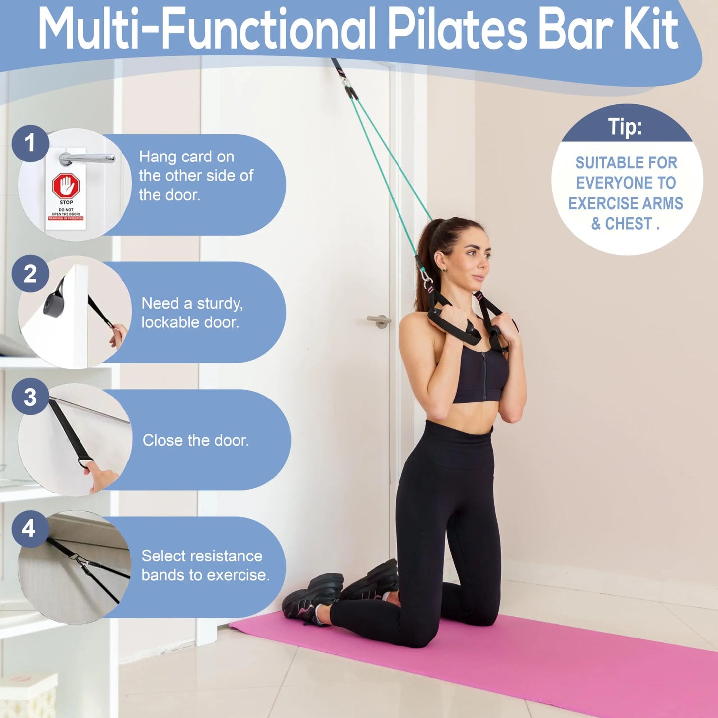 Upgraded Pilates Bar Kit - The Champ Gear