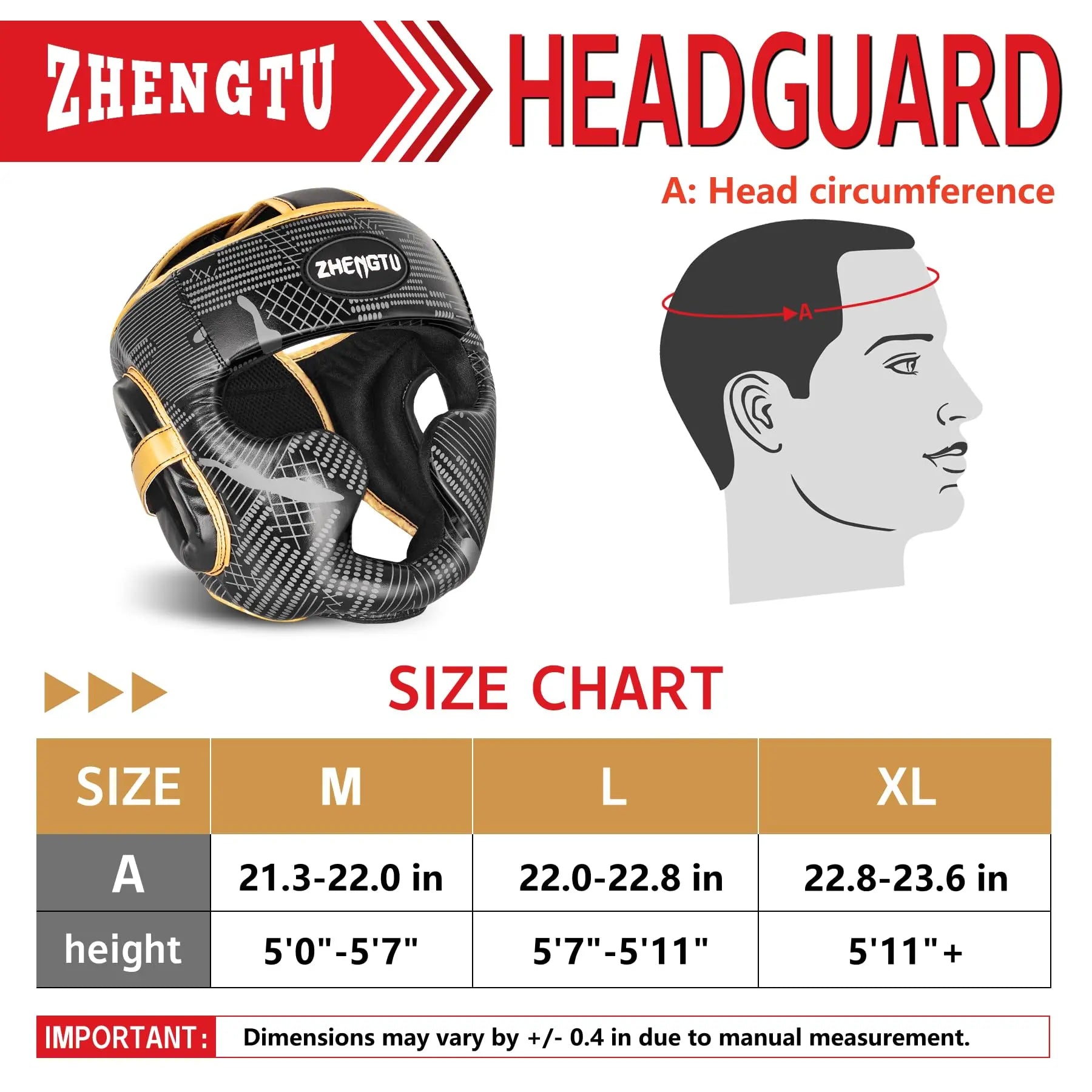 ZHENGTU Boxing Headguard - The Champ Gear