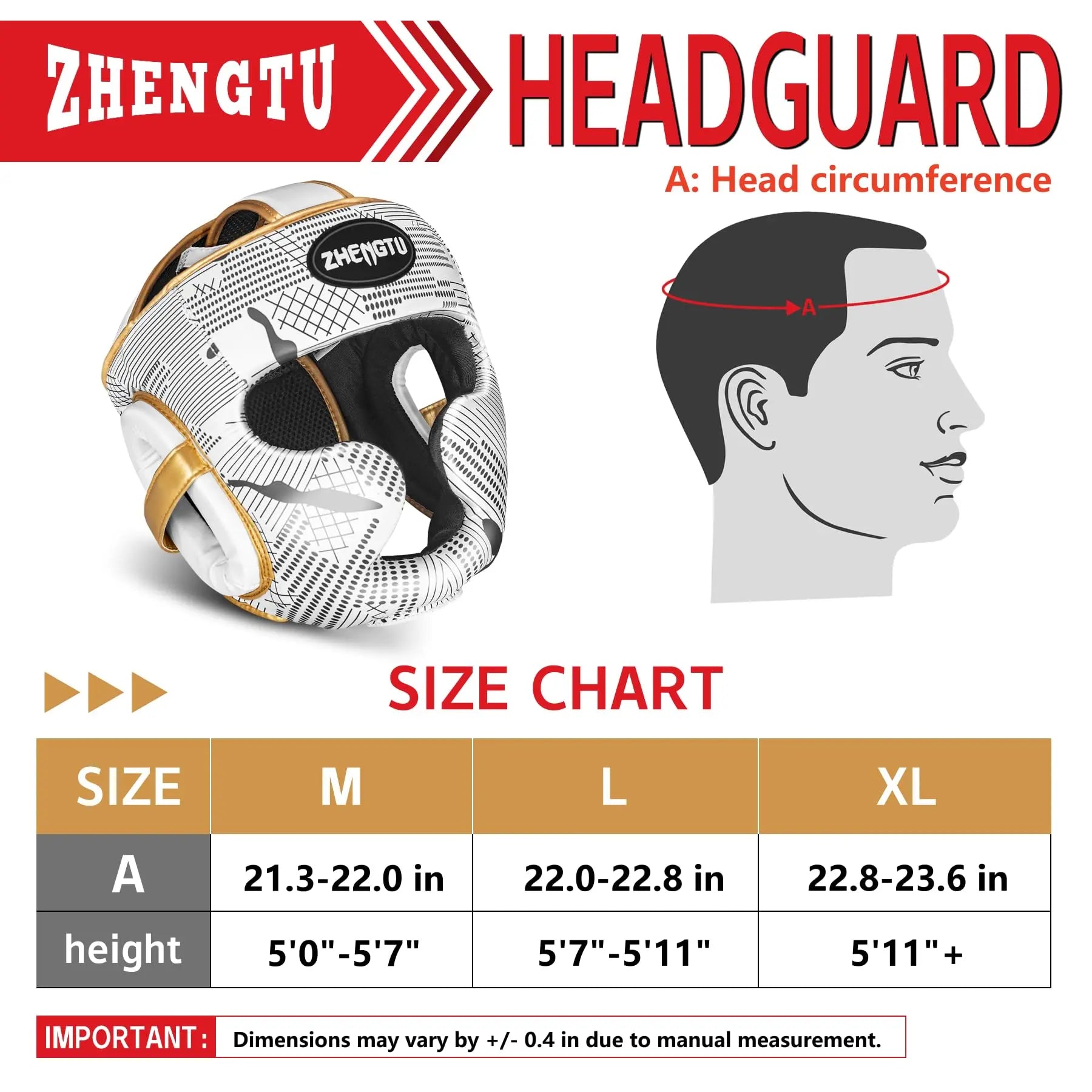 ZHENGTU Boxing Headguard - The Champ Gear